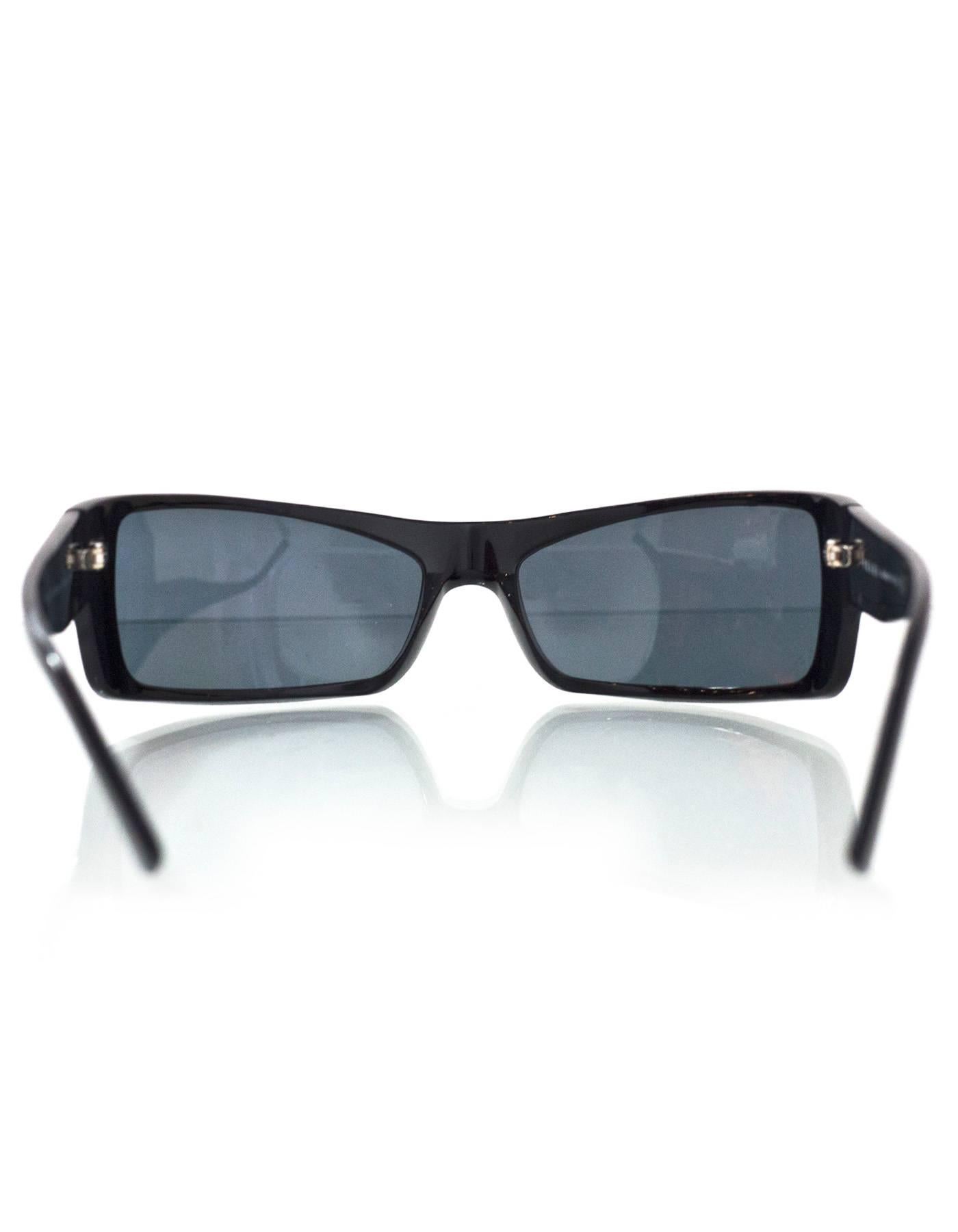 Blue Prada Vintage Black Sunglasses