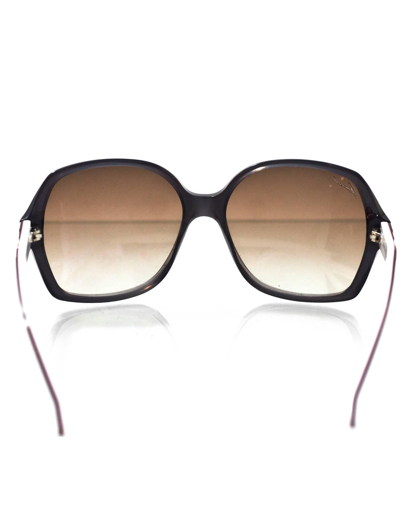 Women's Gucci Taupe & White GG Sunglasses with Case