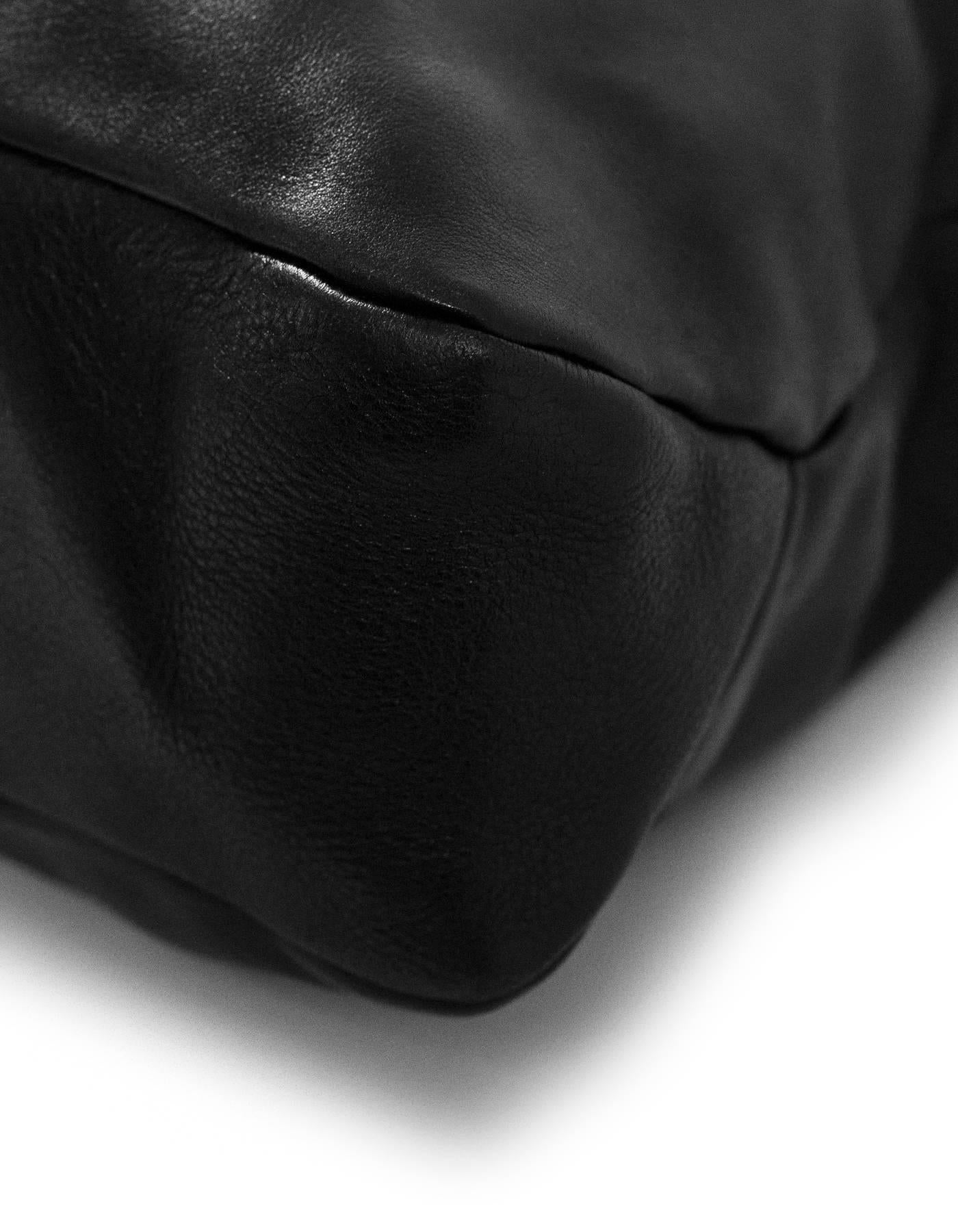 Women's Gucci Black Leather Horsebit Hobo Bag