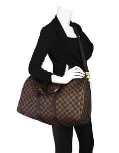 Louis Vuitton Brown Damier Keepall 45 Bandouliere with DB