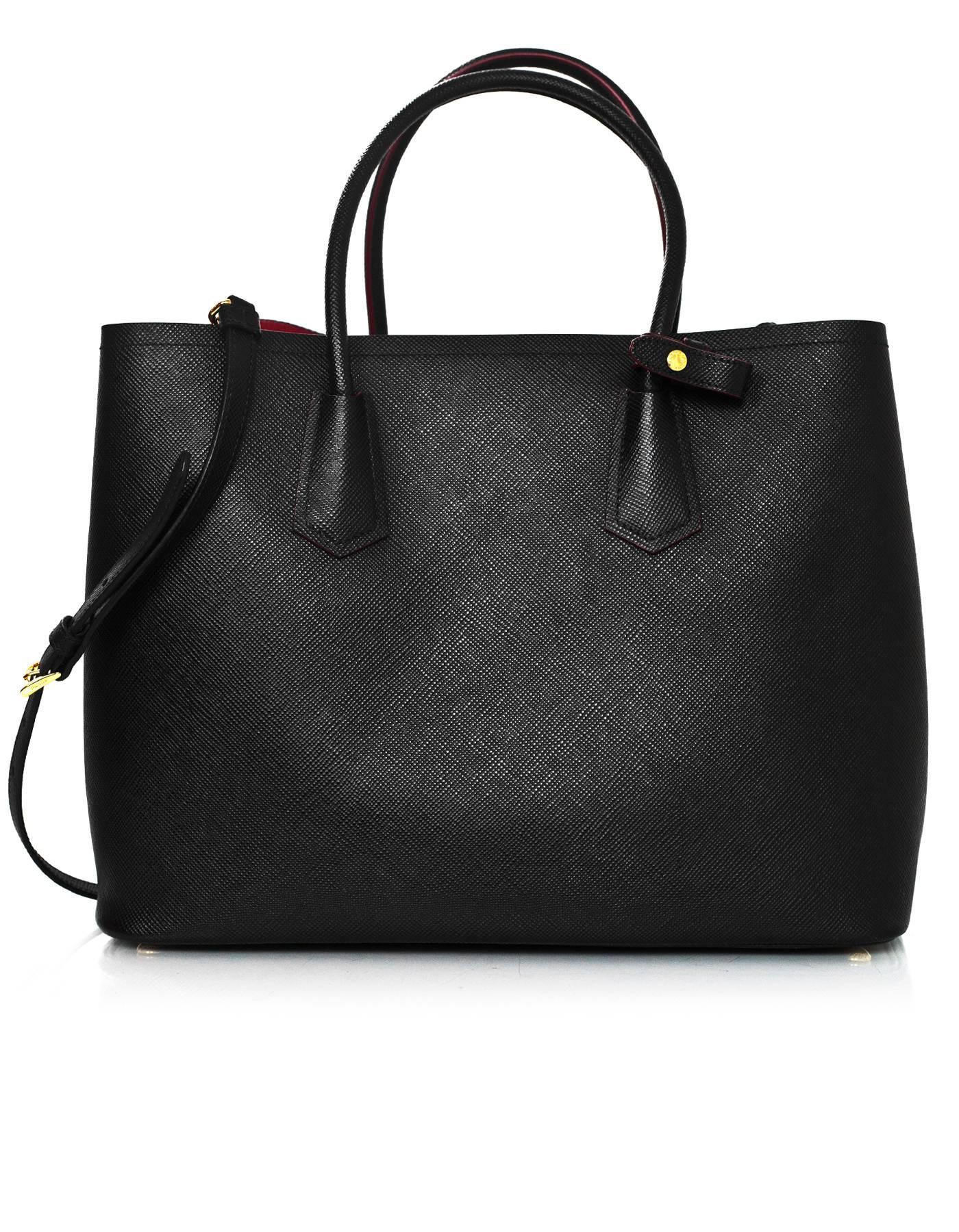 Prada bag black red inside clearance