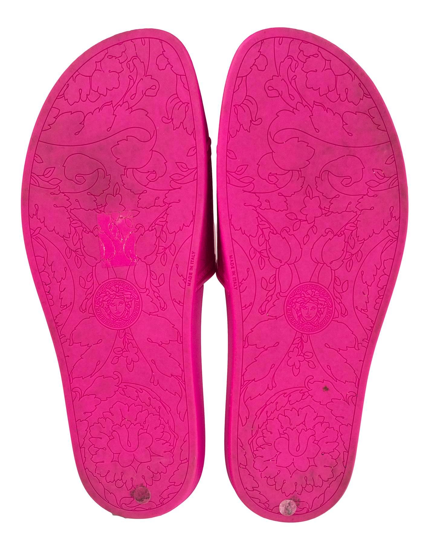 versace slides pink