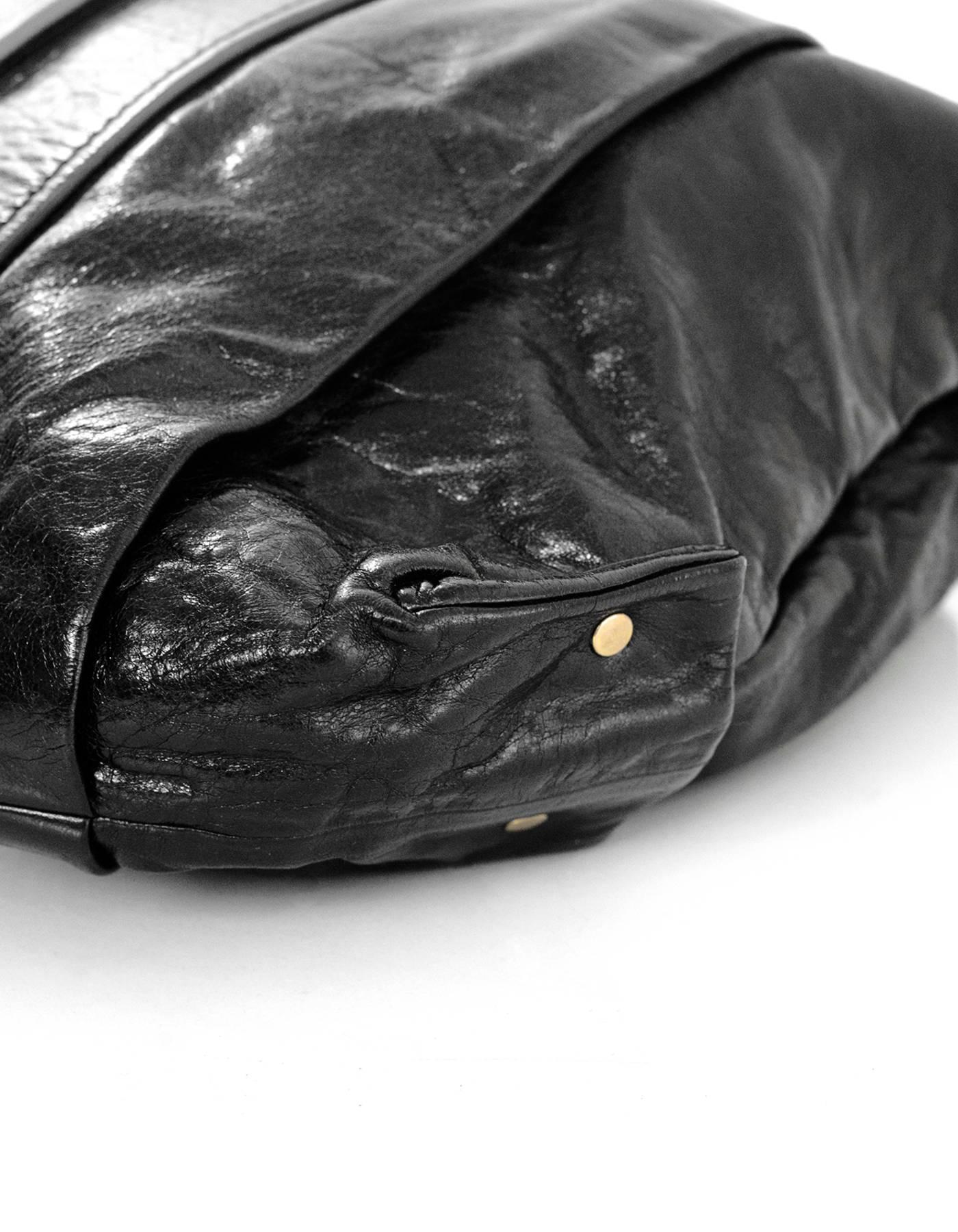 Women's Chloe Black Leather Hobo Bag