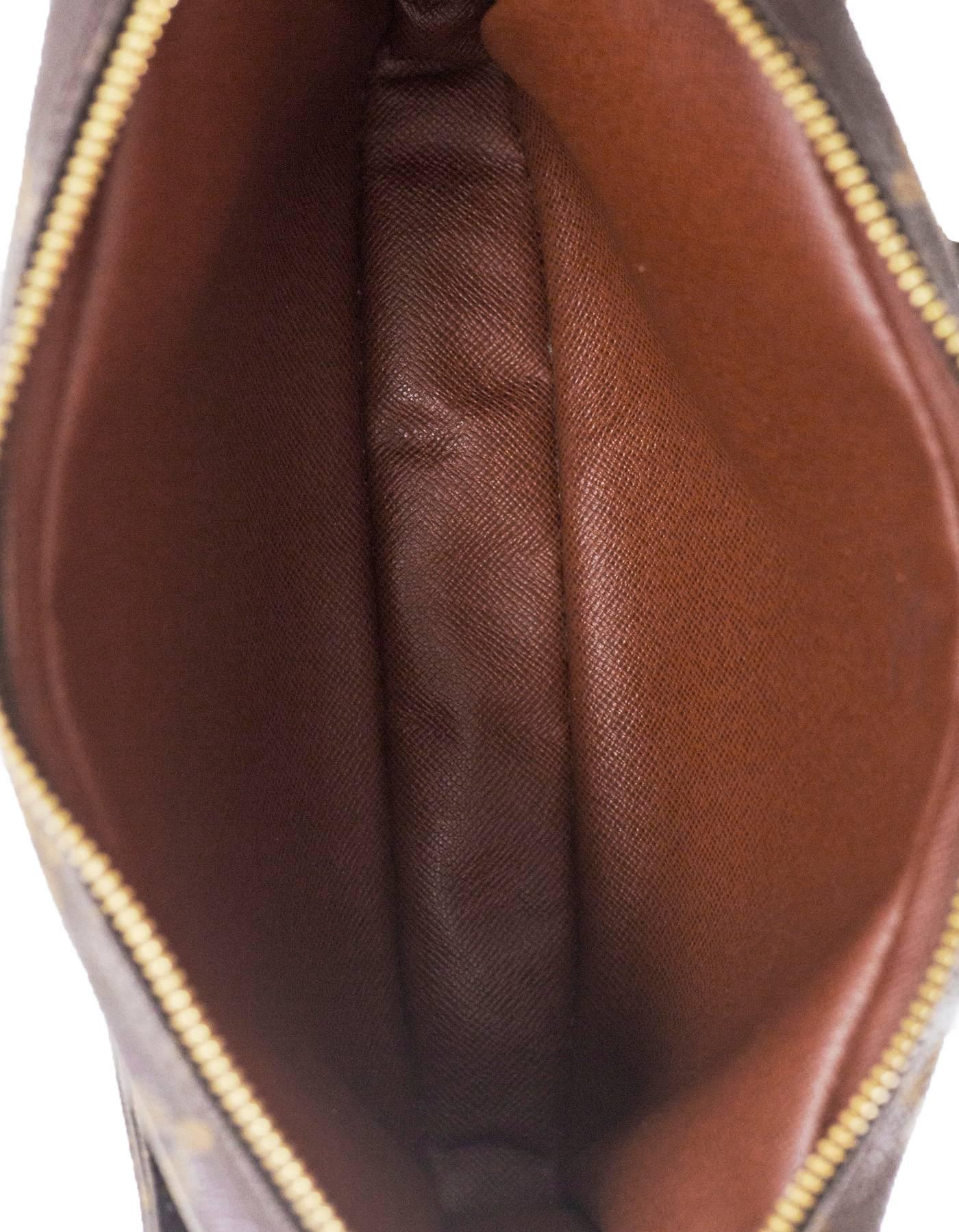 Black Louis Vuitton Vintage Monogram Marly Bandouliere Crossbody Bag