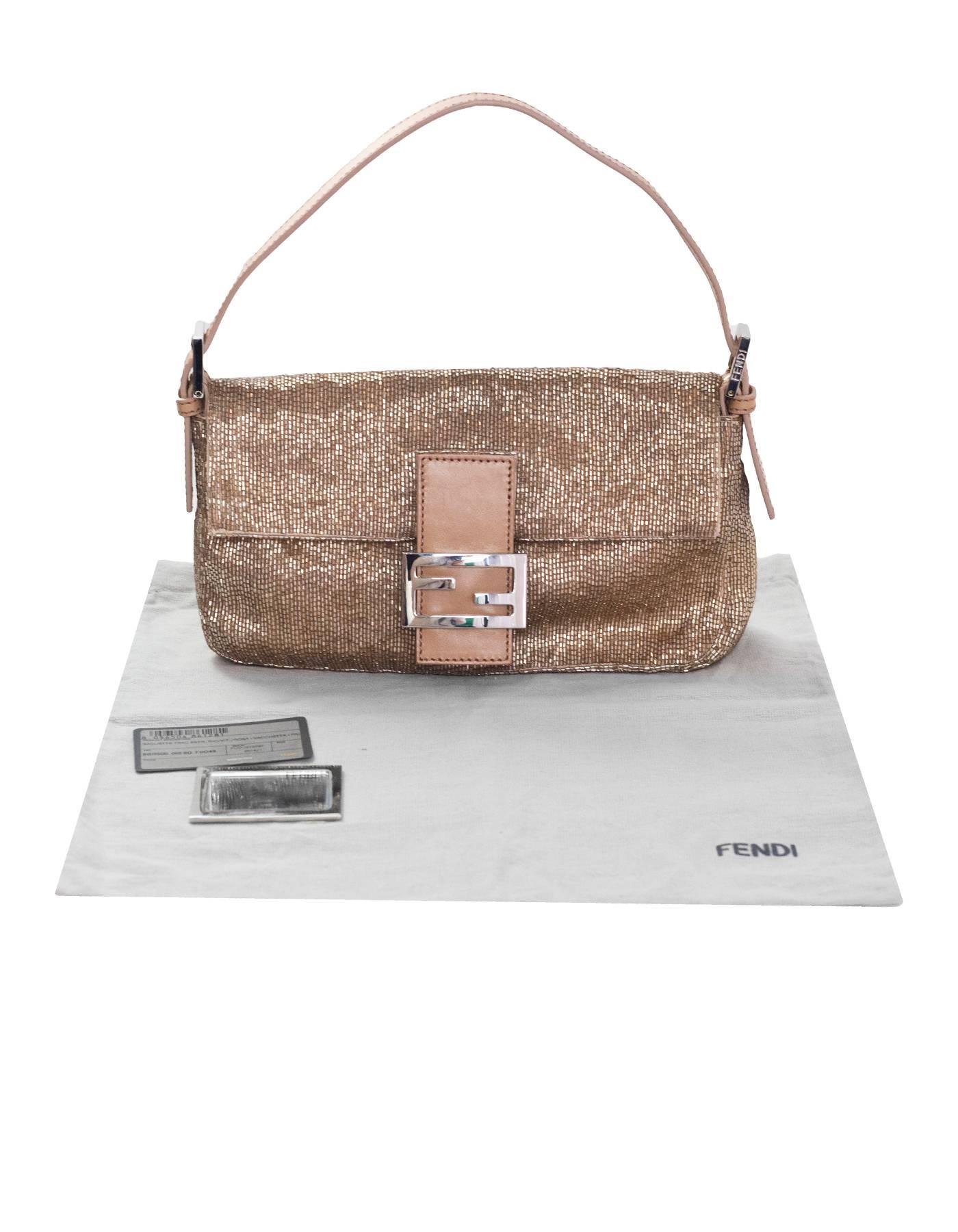 Fendi Rose Beaded Baguette Bag with DB rt $2, 750 3