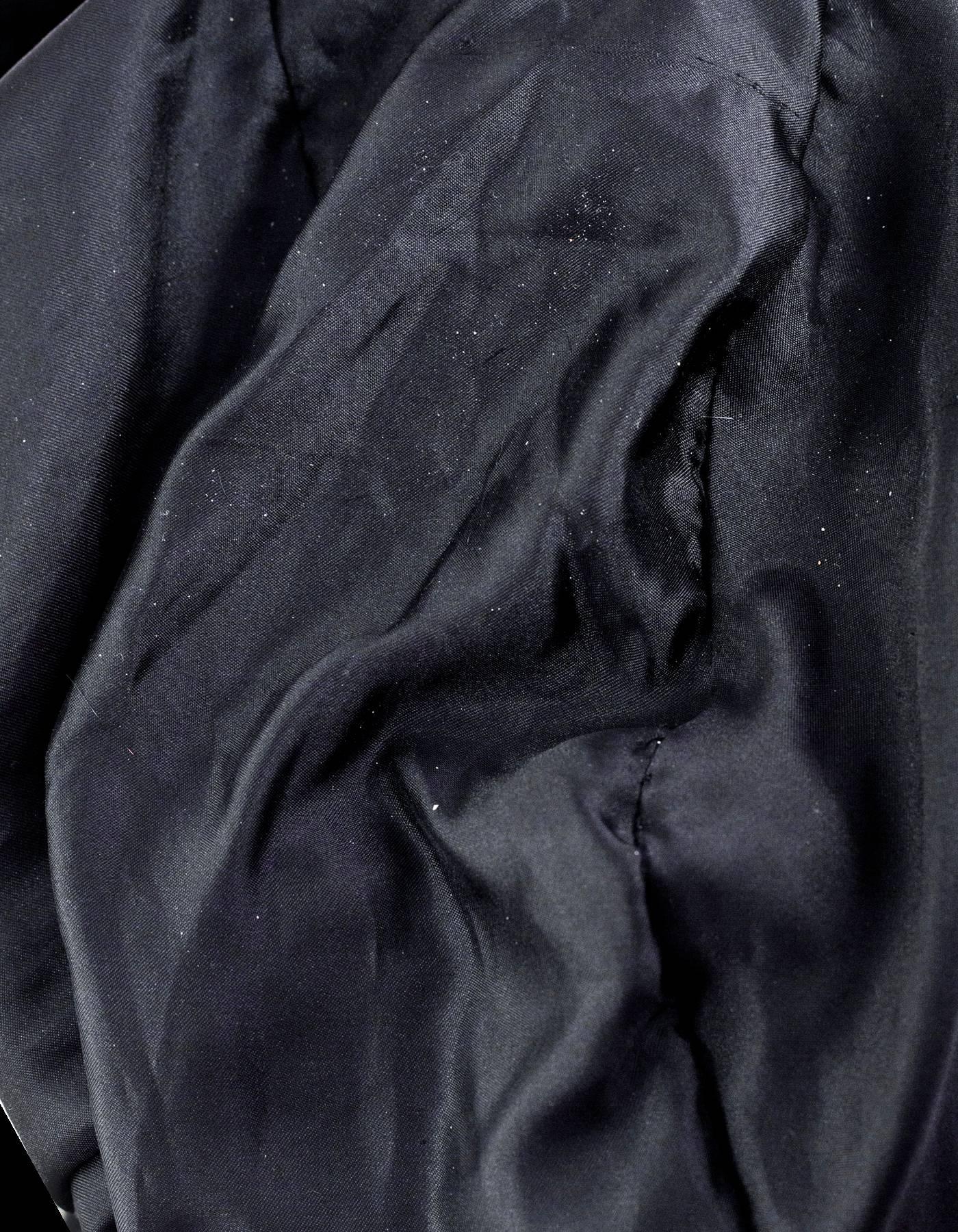 Women's Michael Kors Black Rabbit Fur Crossbody Bag