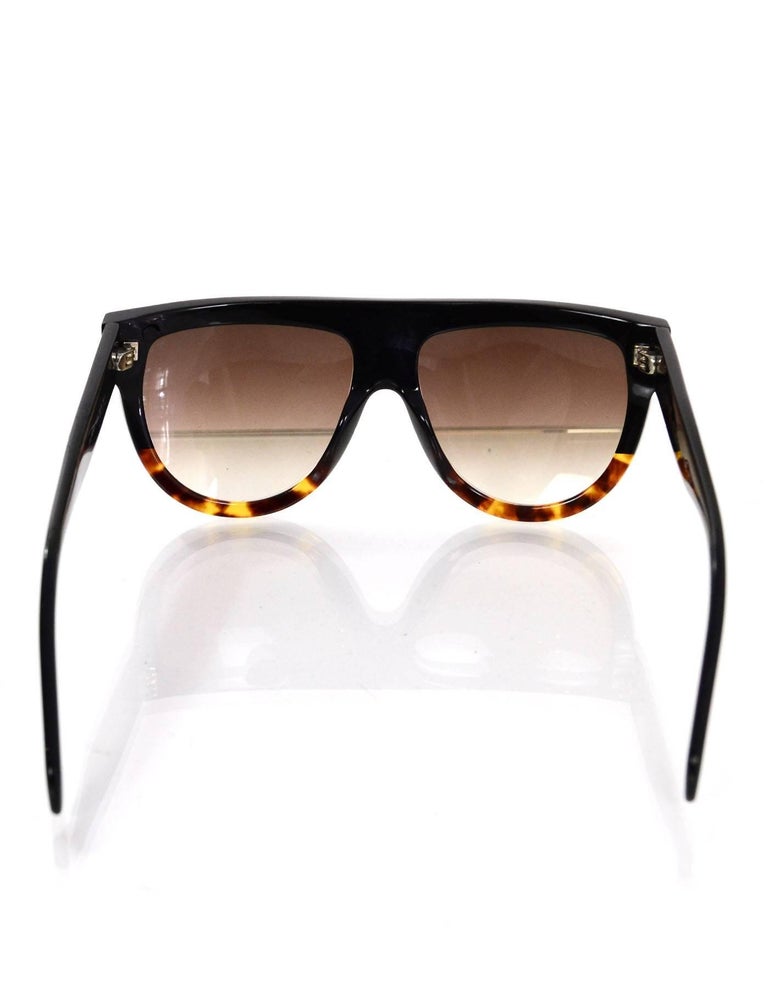 Celine Flat Top Shadow Sunglasses with Case For Sale at 1stDibs | celine  flat top sunglasses, celine glasses case, celine shadow sunglasses