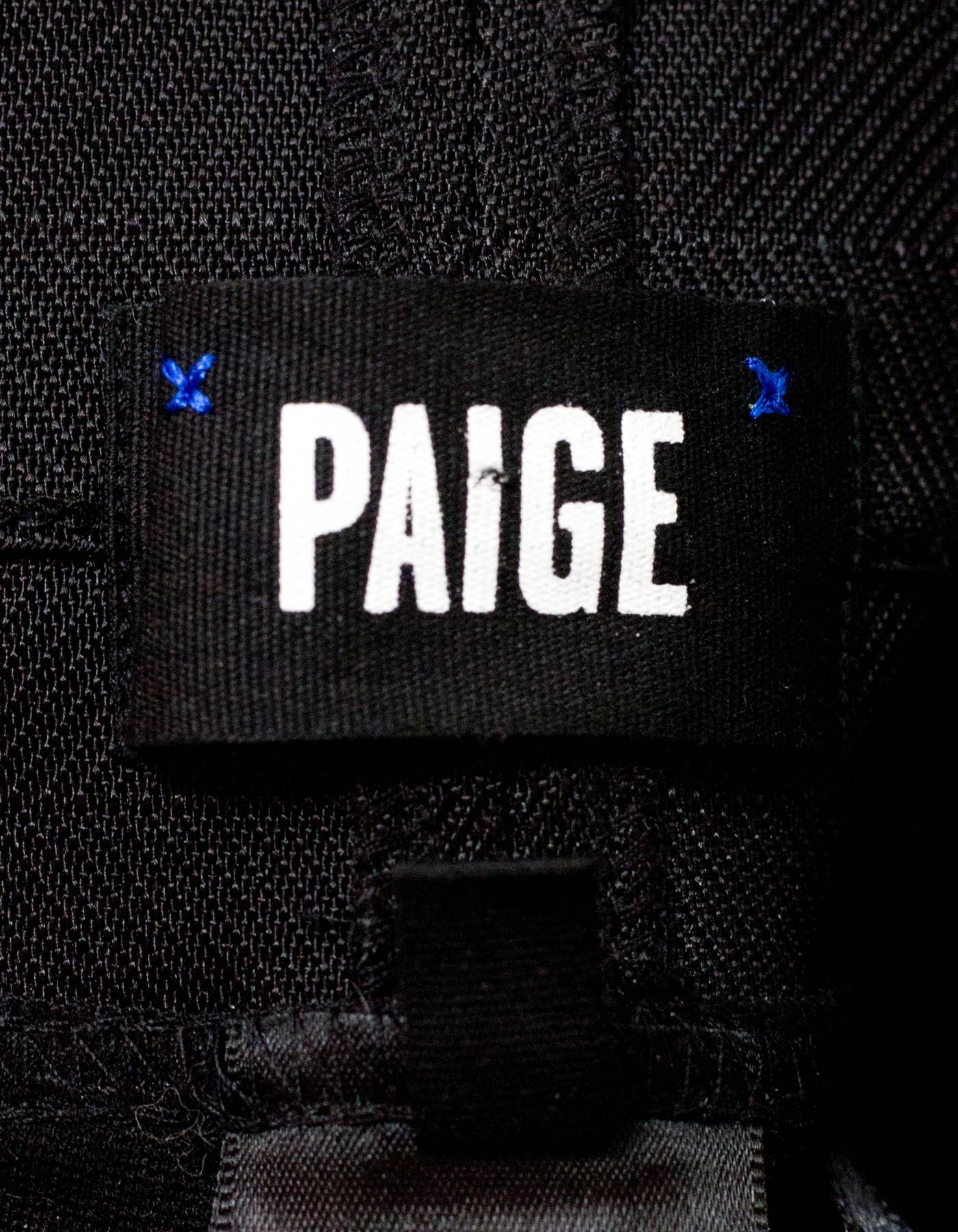 Women's Paige Black Leather Leggings Sz L