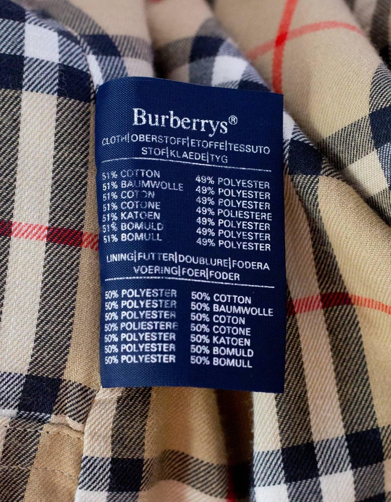 Burberry London Tan Trench Coat For Sale at 1stDibs | burberry regd,  burberrys regd, burberrys of london