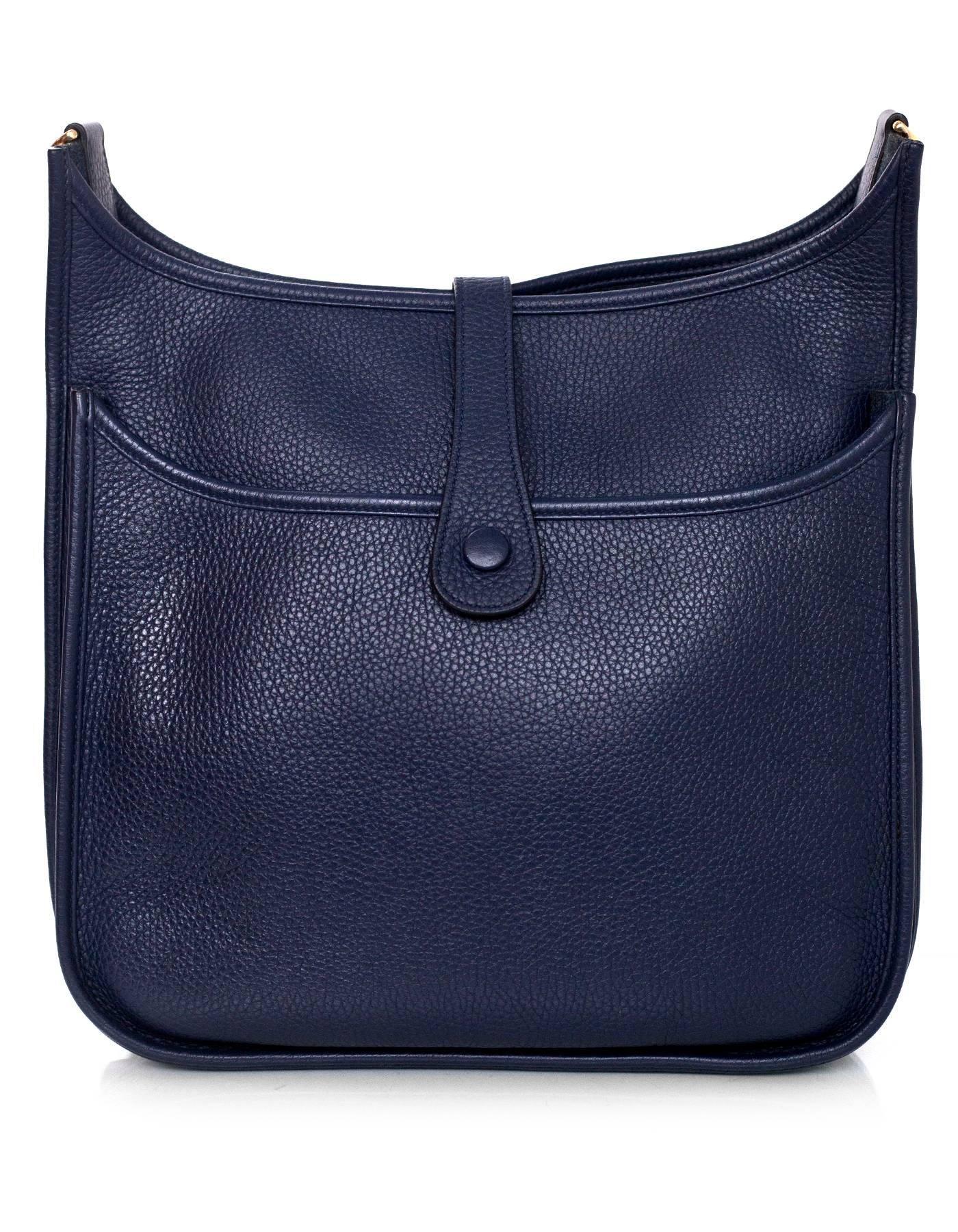 hermes evelyne navy blue