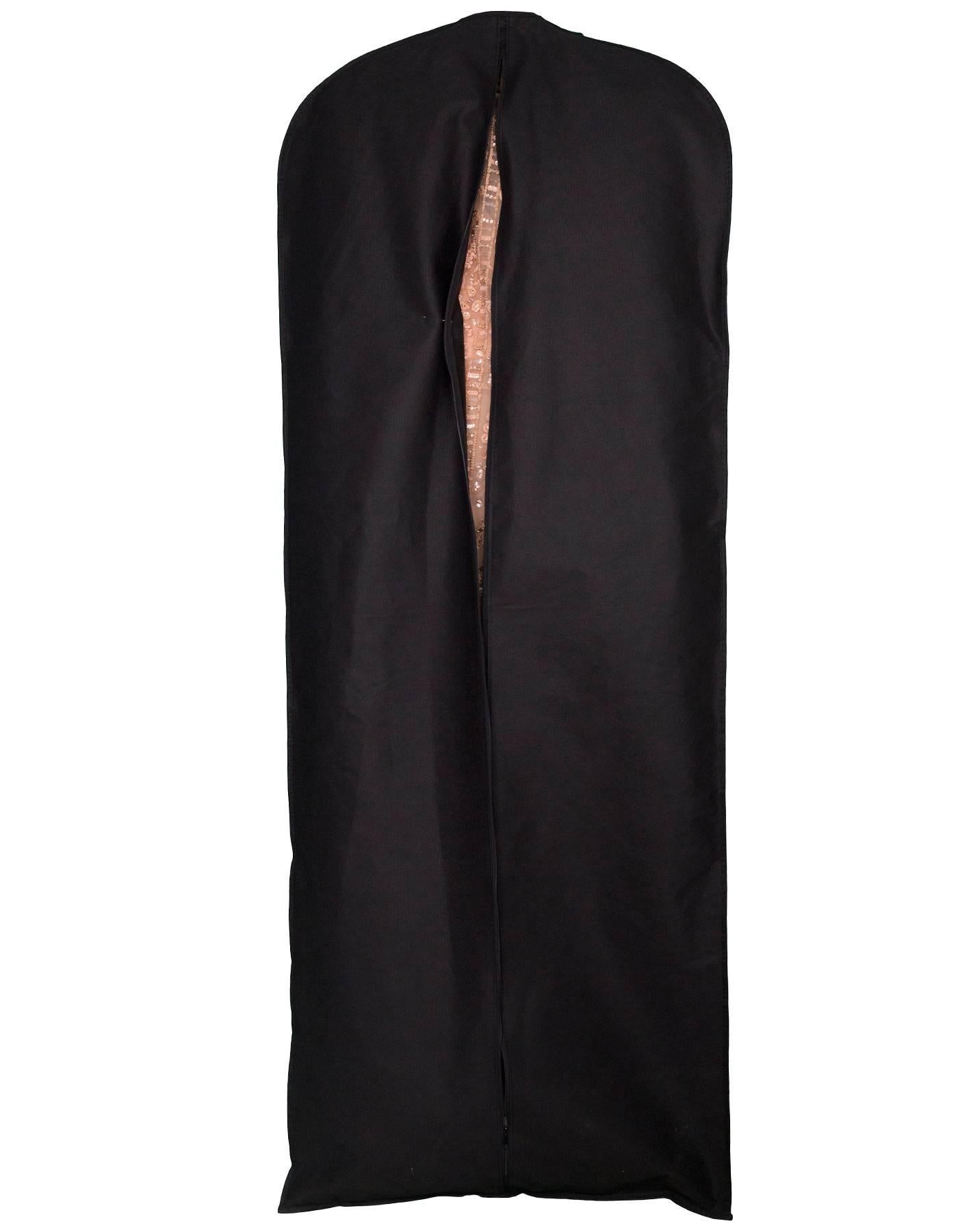 Zuhair Murad Blush Beaded Silk-Tulle Gown Sz US10 NWT 2