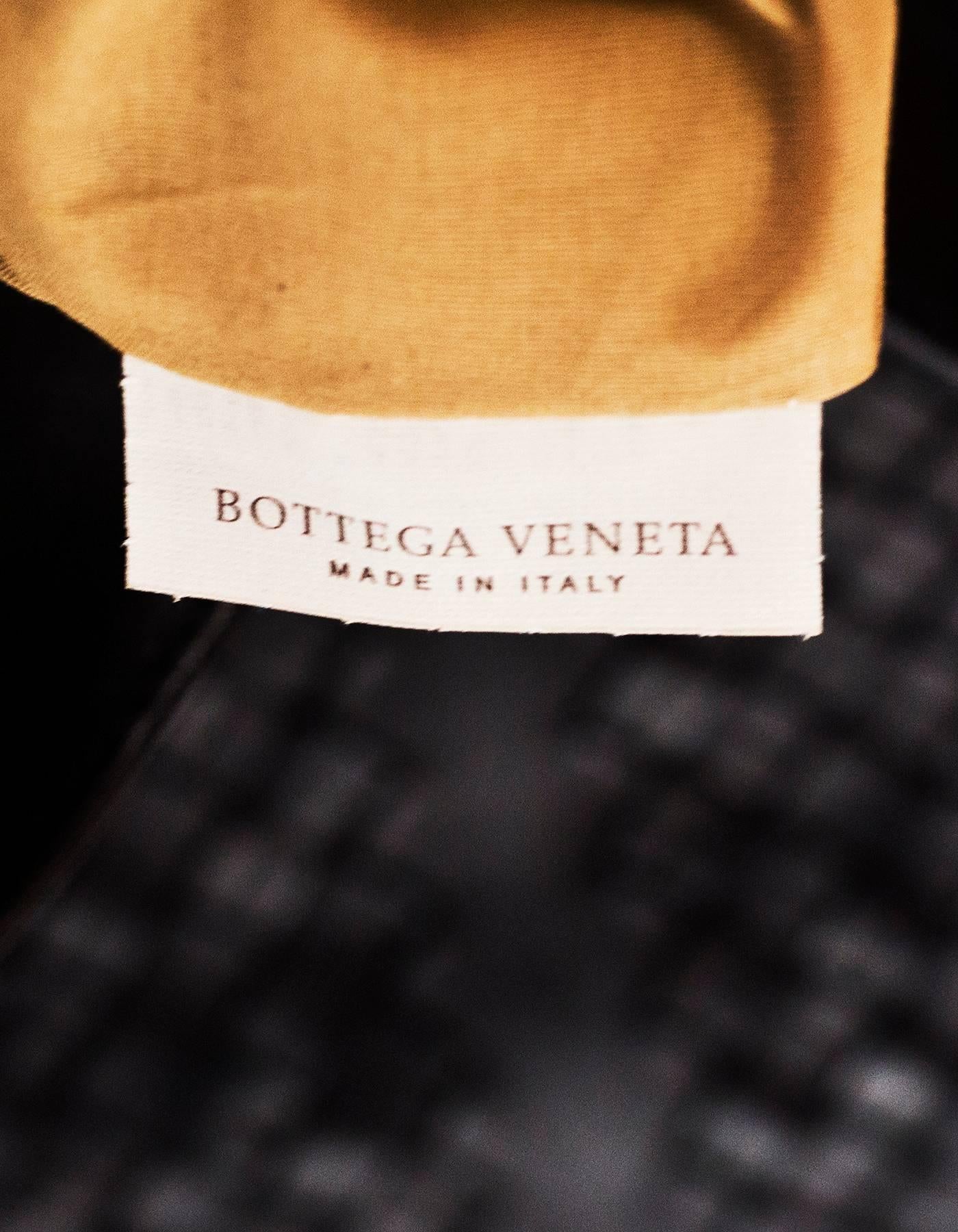 Bottega Veneta Black Intrecciato Woven Leather Tote Bag 5