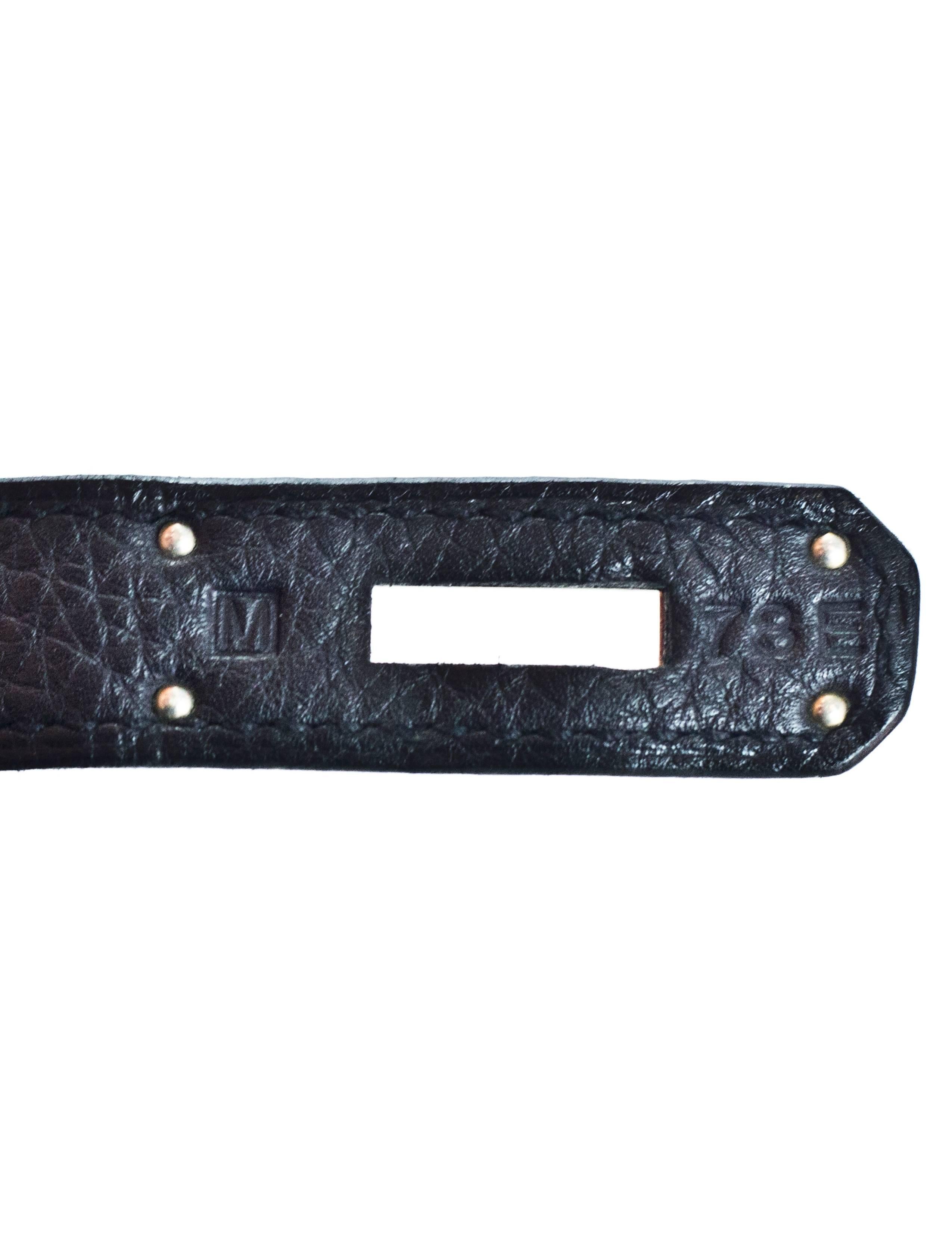 Hermes Black Clemence Leather So Kelly 26 Bag rt. $7, 400 3
