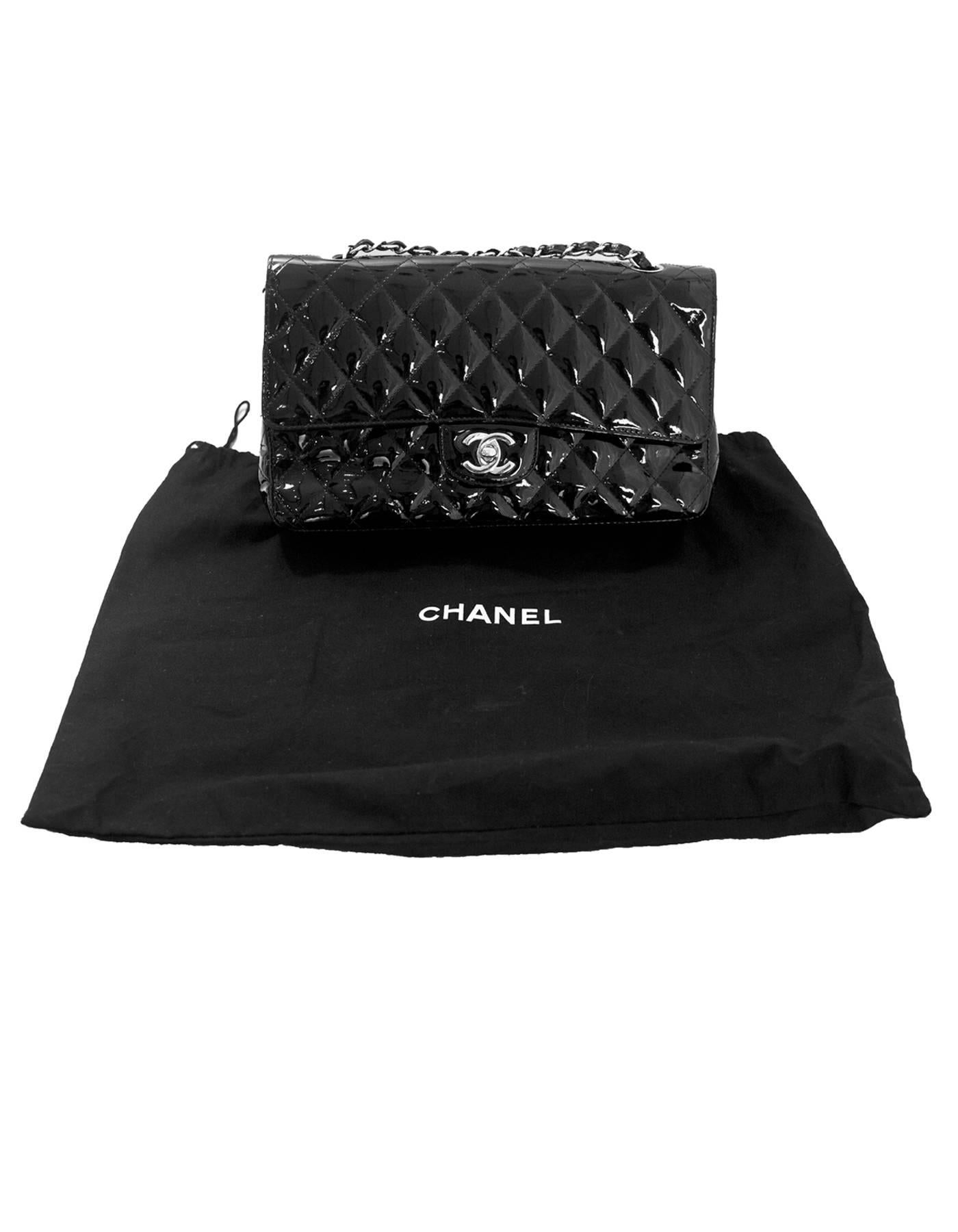 Chanel Black Patent Leather 10