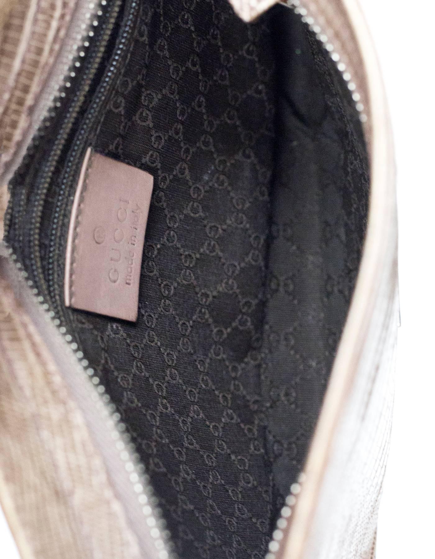 Women's Gucci Taupe Lizard Pochette Bag