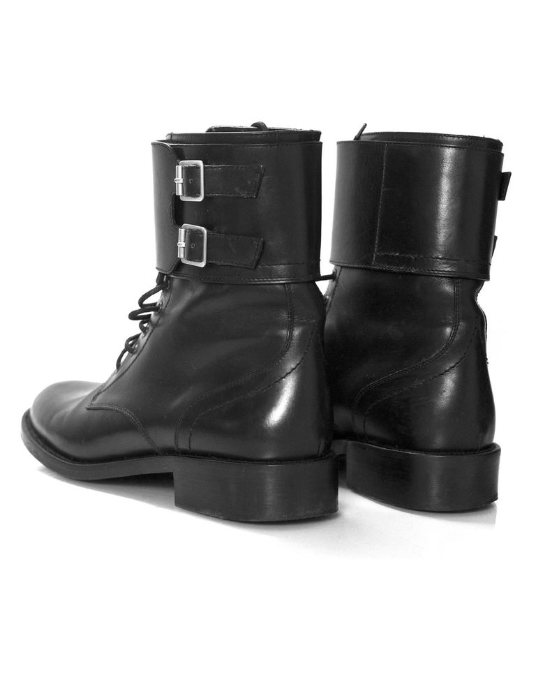 yves saint laurent combat boots
