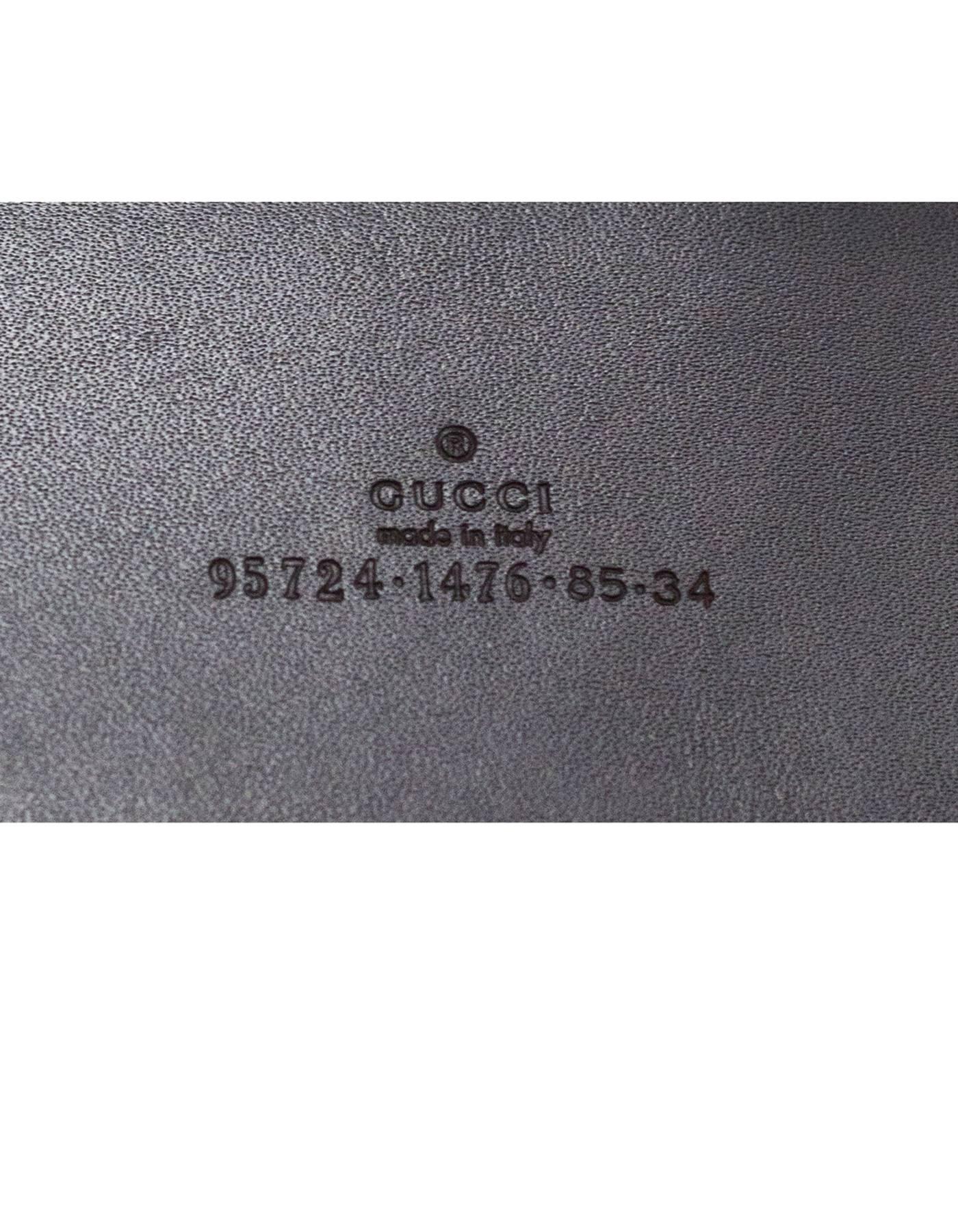 Gucci Brown Suede  Belt Sz 85 3
