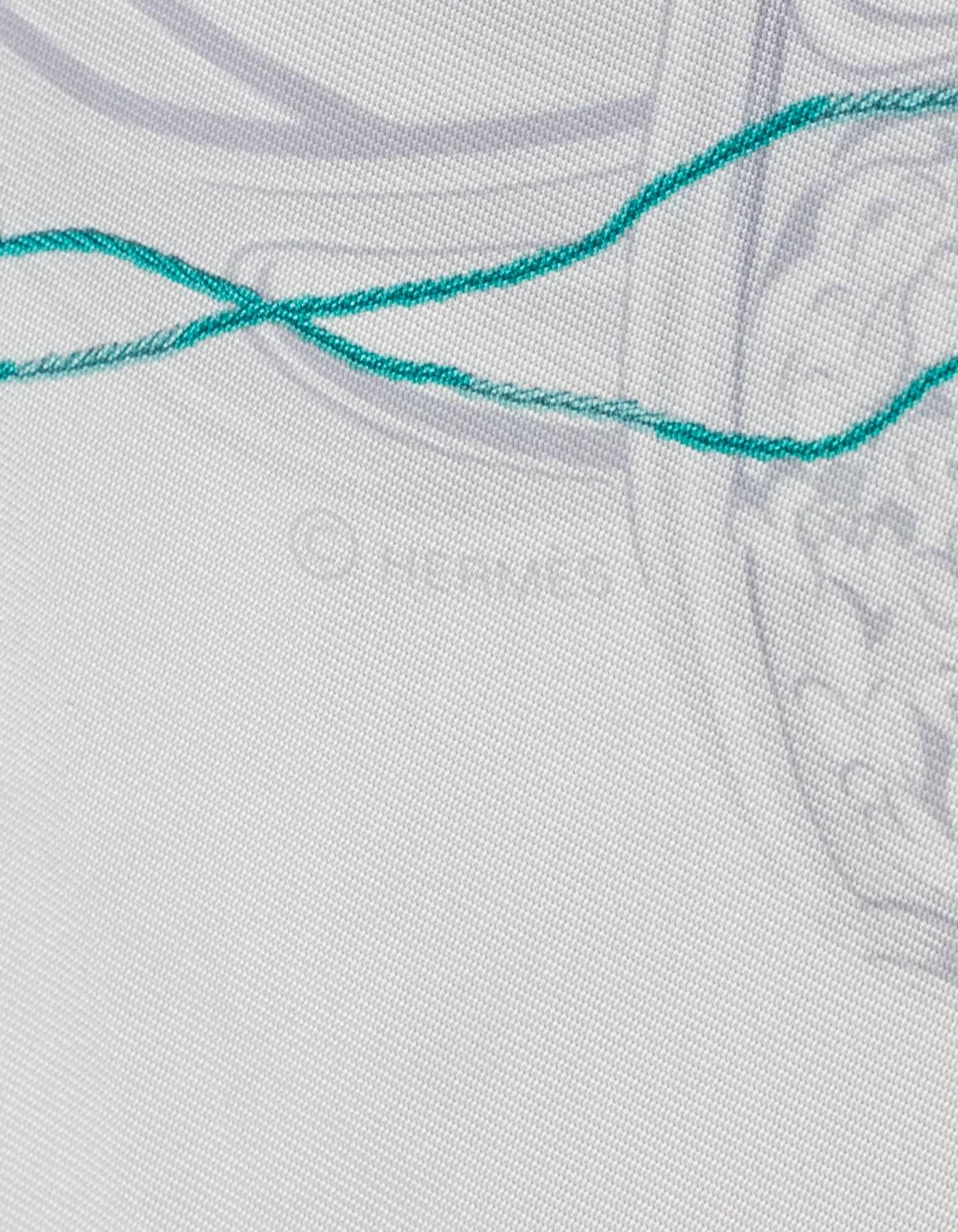 Women's or Men's Hermes Limited Edition White Floral Brides de Gala Silk 90cm Scarf with Box