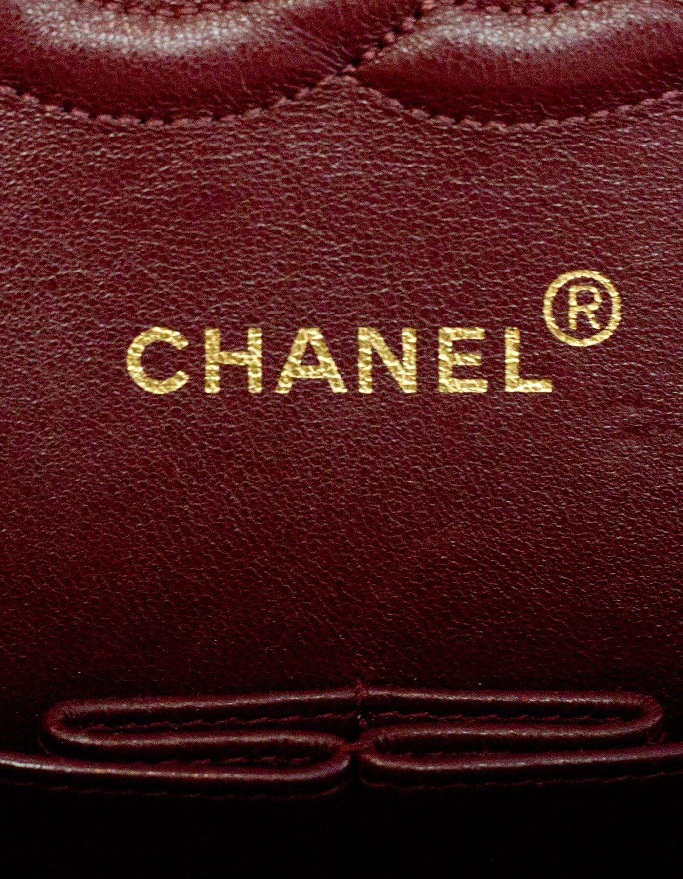 Women's Chanel '90s Vintage Black Lambskin Quilted Medium 10
