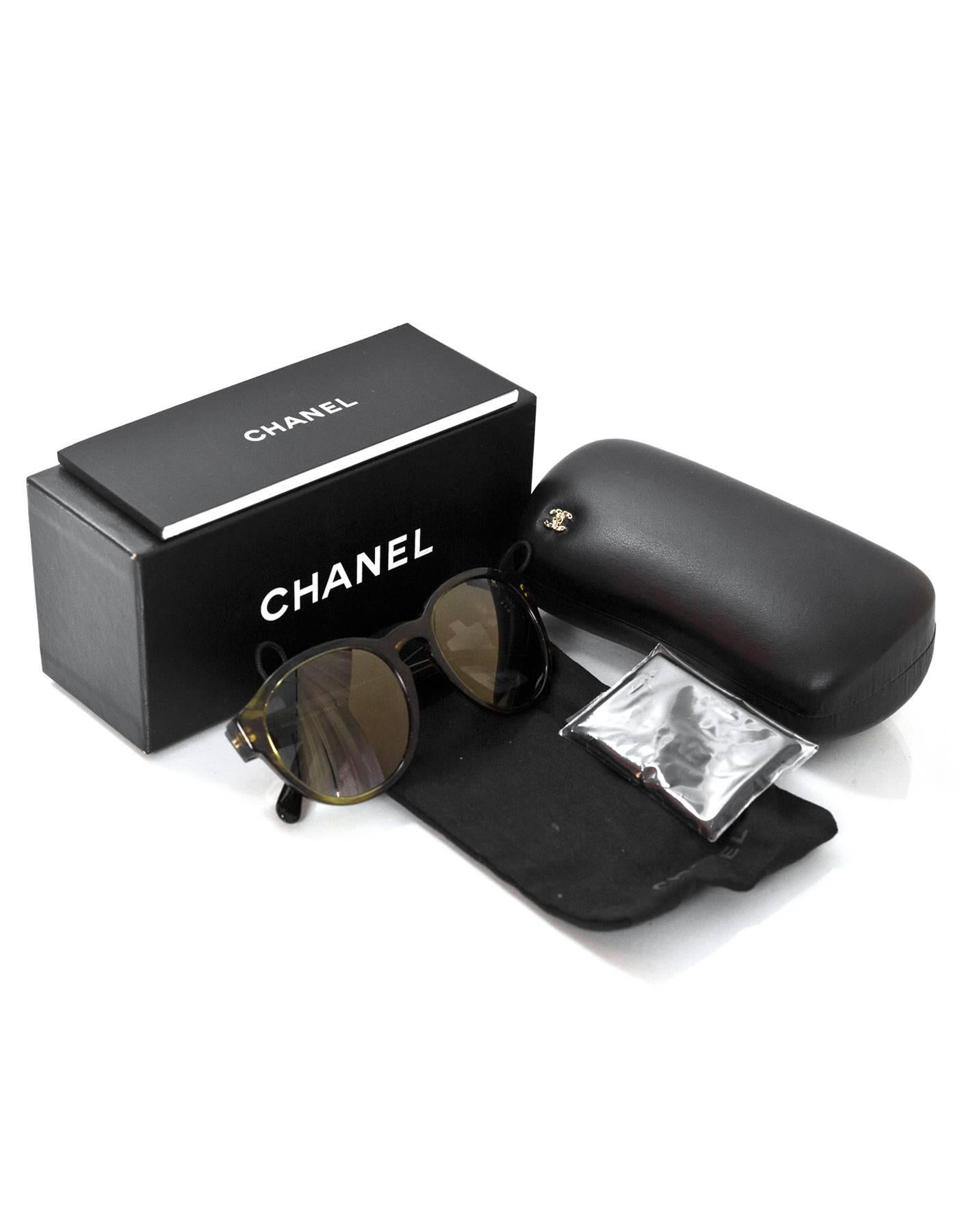 Women's Chanel Green Pantos Fall Round Frame 5359 Sunglasses 