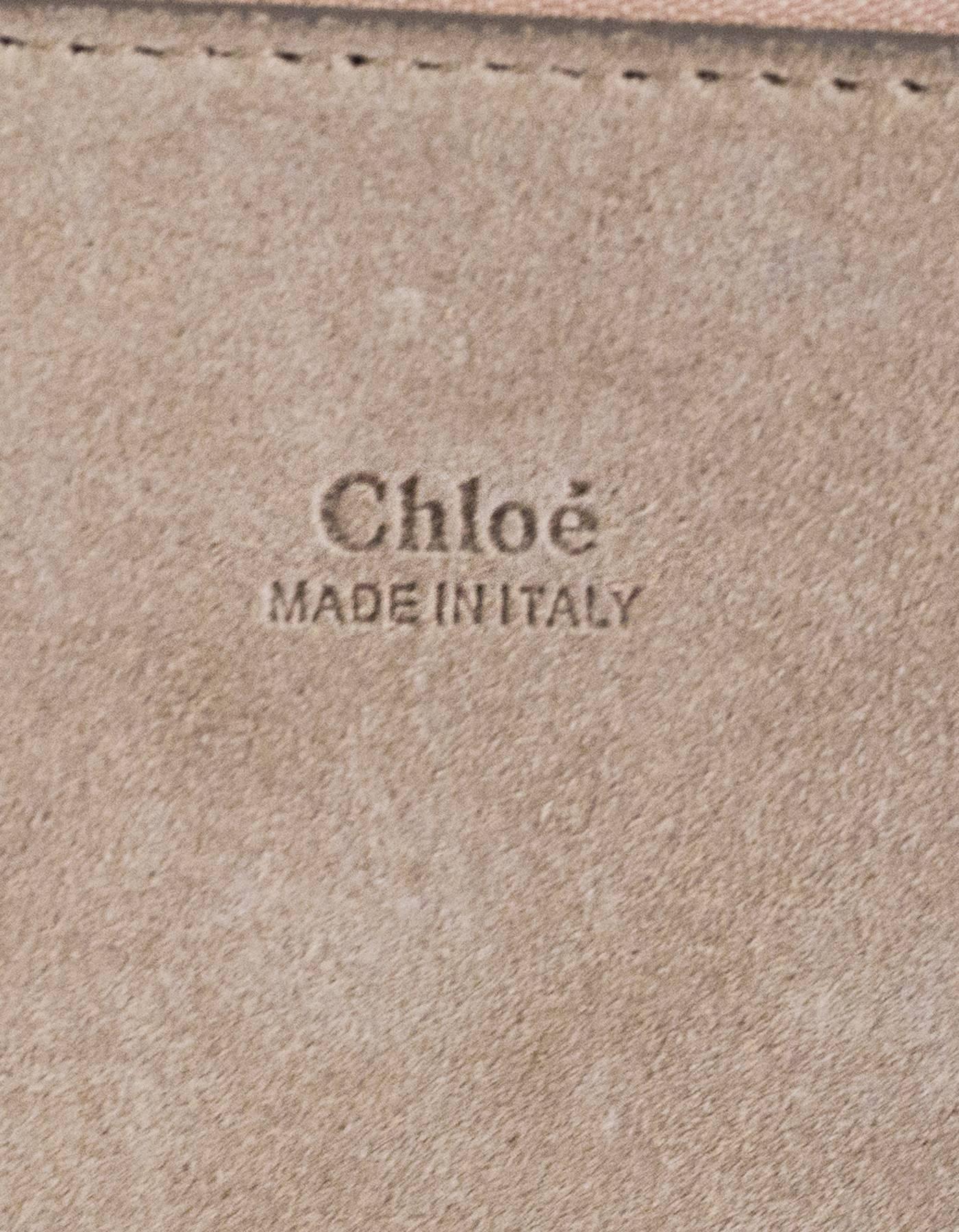 Chloe Black Leather & Suede Medium Faye Shoulder Bag 1
