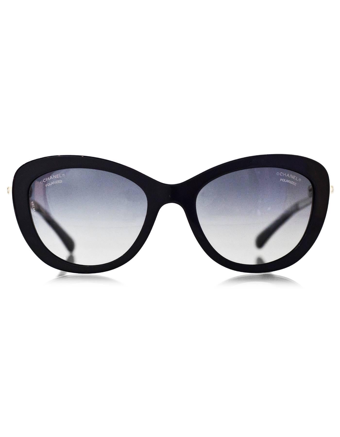 chanel sunglasses pearl on arm