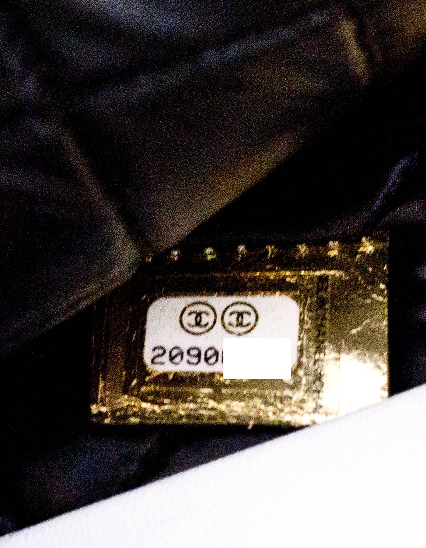 Chanel 2015 Gold Crinkled Leather Large Feminist Mais Feminine Clutch Bag 4