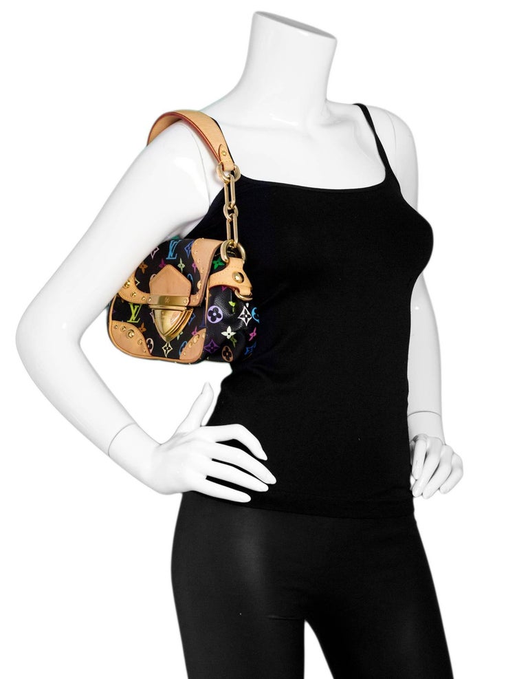 Louis Vuitton Black Multi-Colored Monogram Marilyn Shoulder Bag For Sale at  1stDibs | louis vuitton black colorful, louis vuitton marilyn, monogram  colors on black