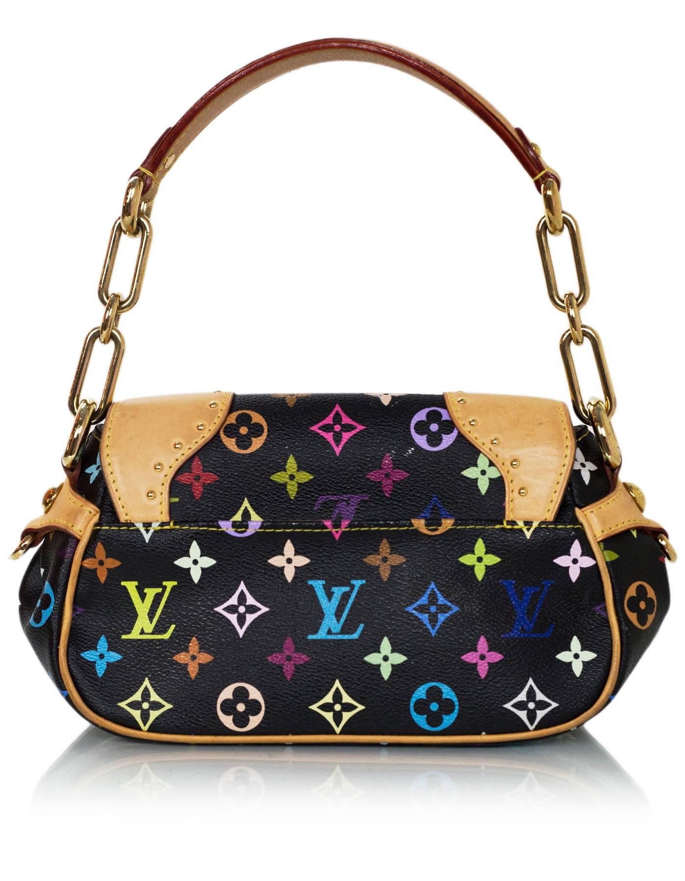 louis vuitton black monogram shoulder bolsa