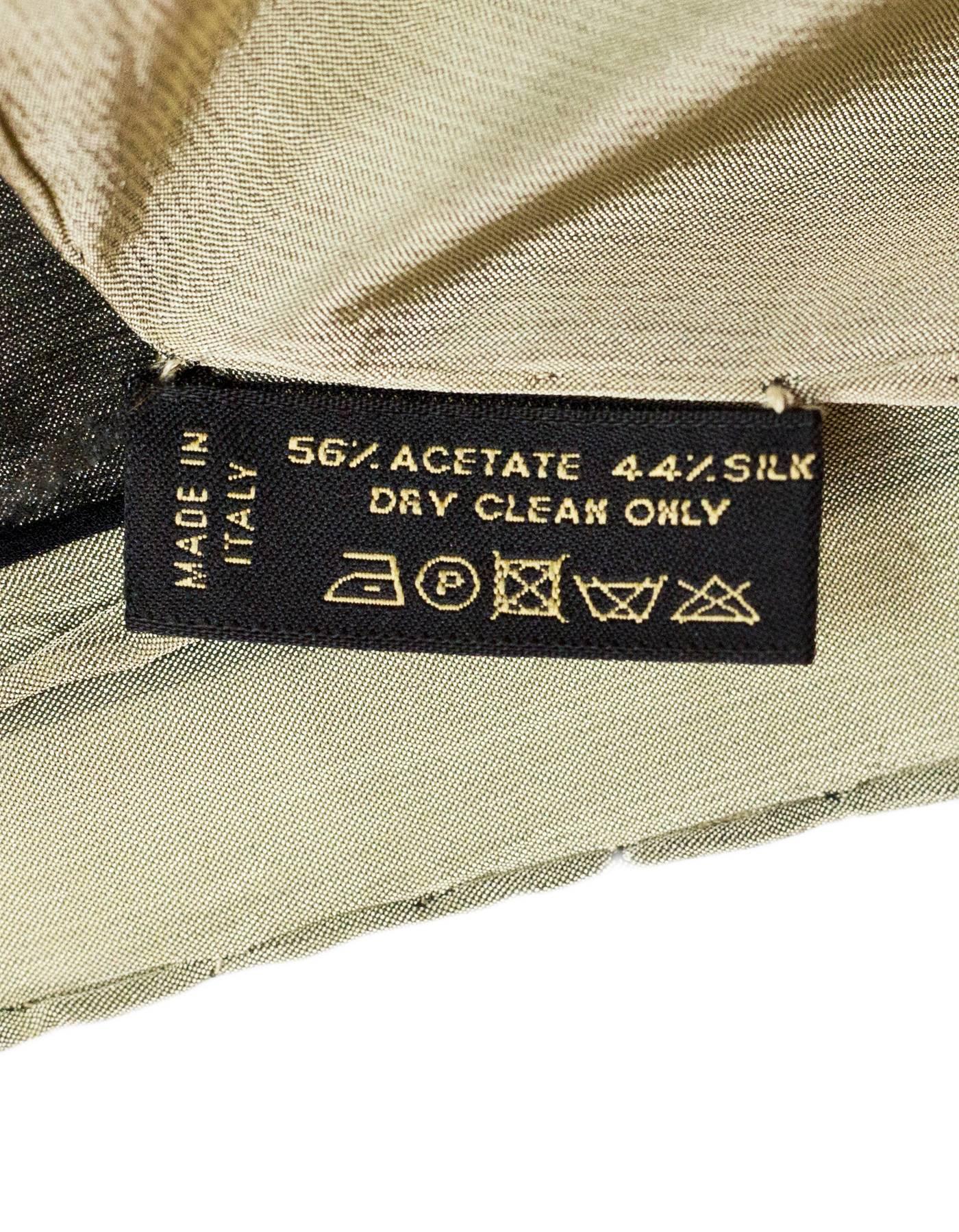 Women's Louis Vuitton Reversible Monogram Silk Scarf