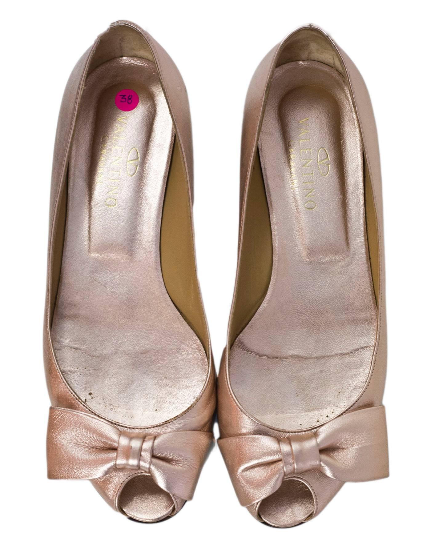 valentino rose gold sneakers
