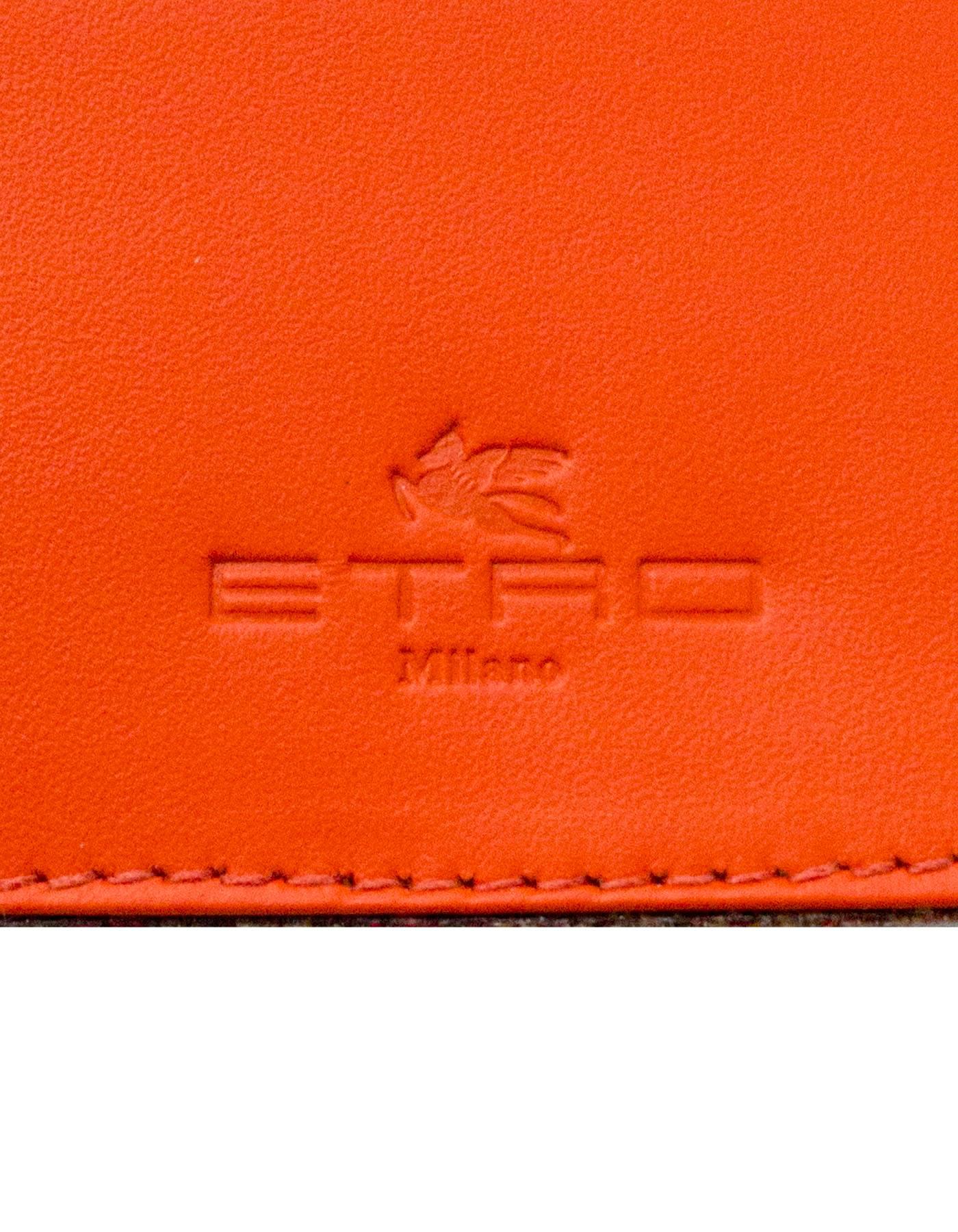 Etro Paisley Bi-Fold Wallet NIB 2