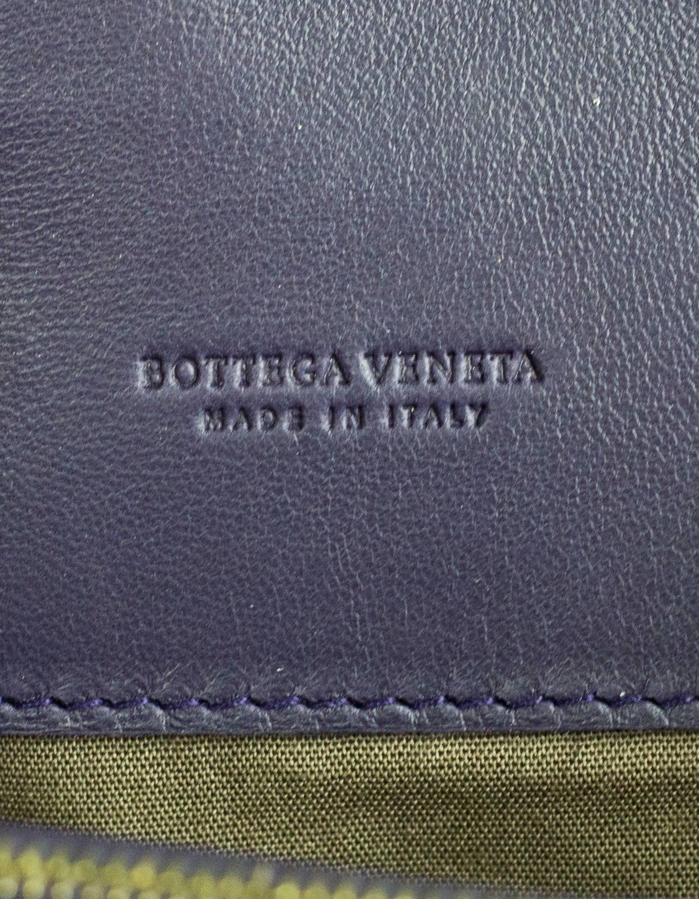 Bottega Veneta Purple Intrecciato Leather Clutch/Pouch Bag 3