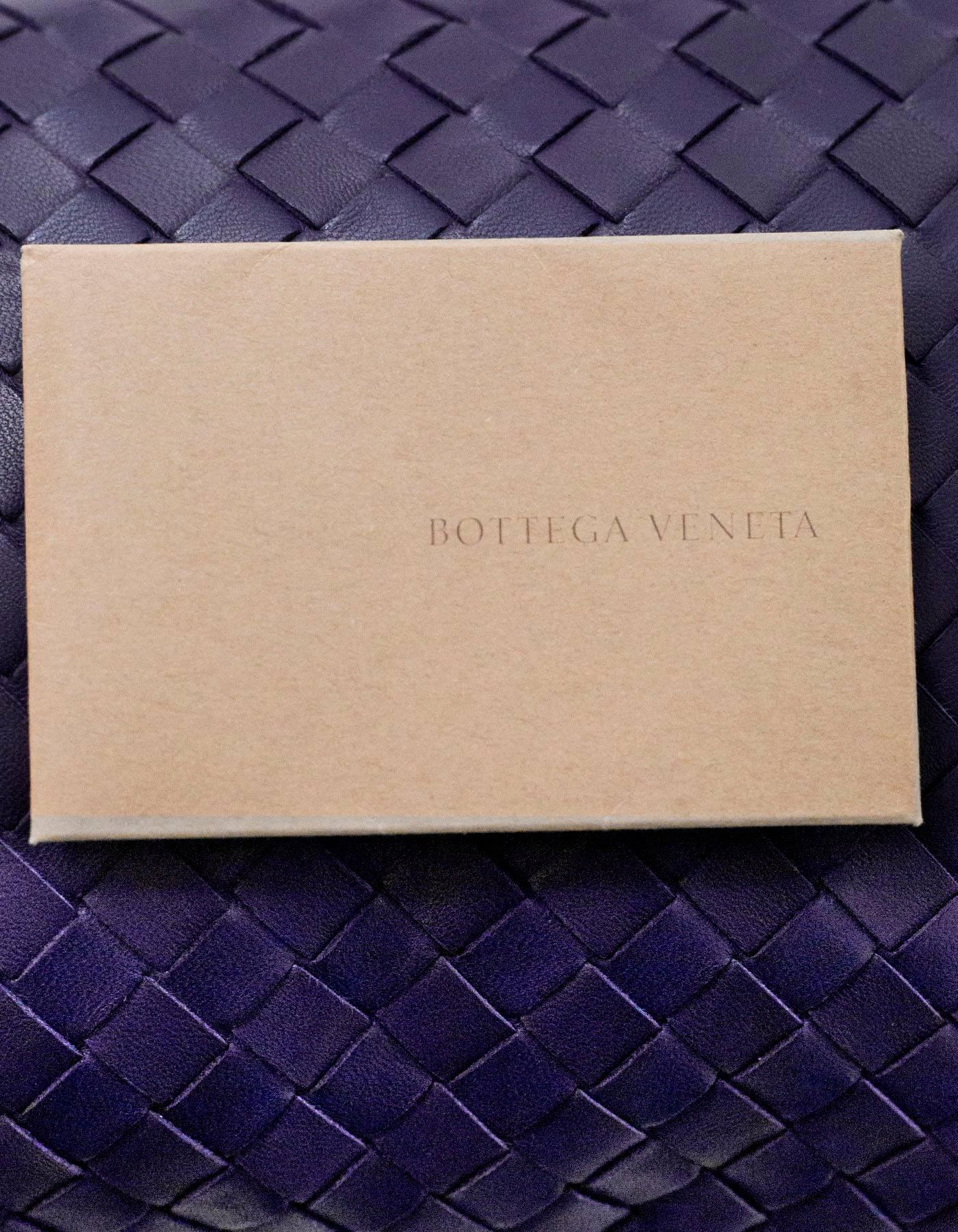 Bottega Veneta Purple Intrecciato Leather Clutch/Pouch Bag 6