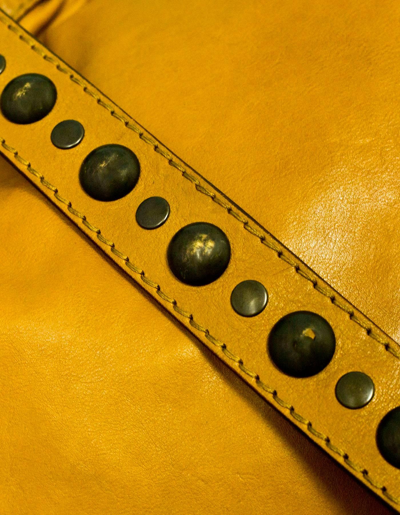 Gucci Tan Leather & Suede Babouska Satchel Bag 1