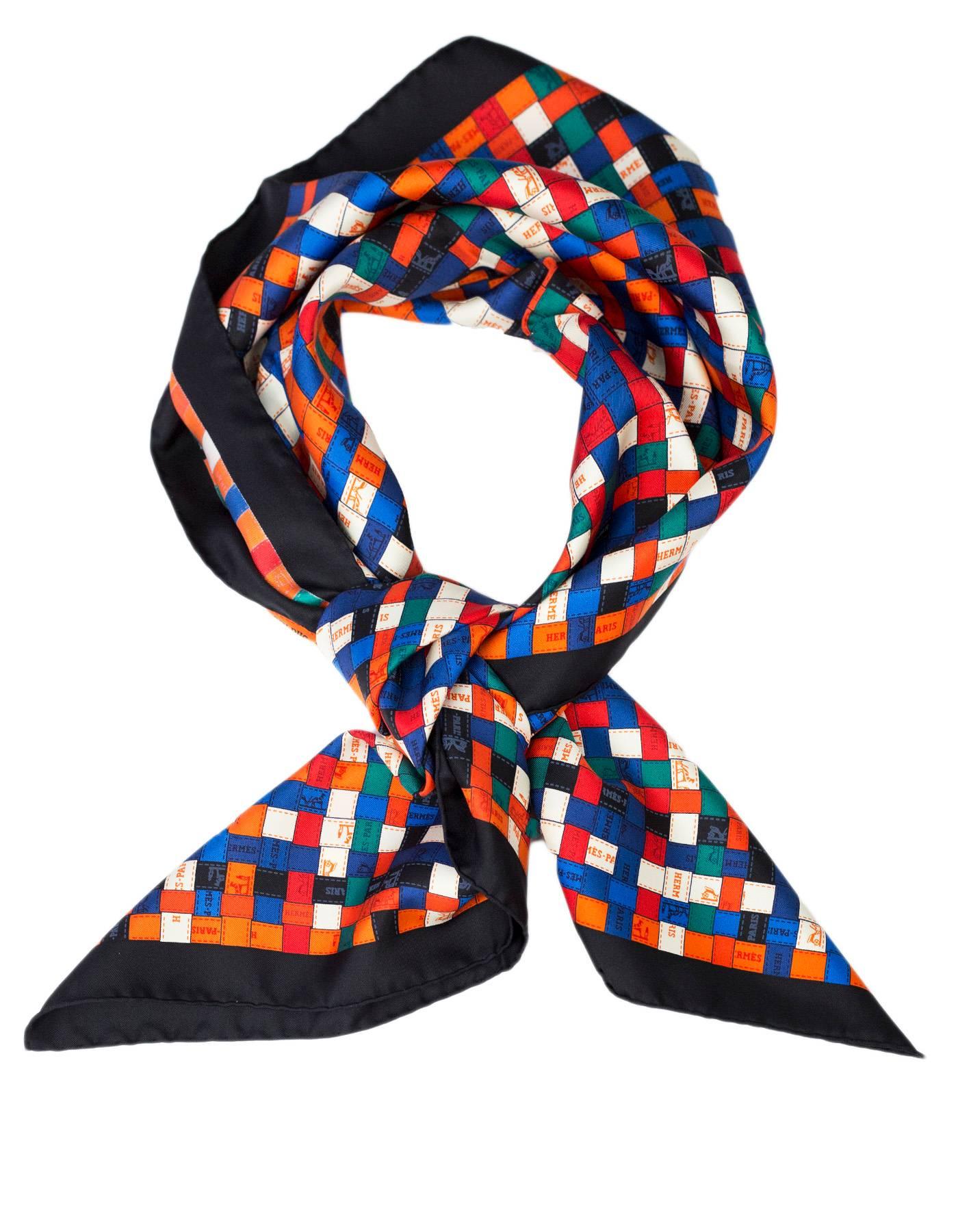 Hermes Multi-Colored Bolduc au Carre Silk 90cm Scarf NWT

Made In: France
Color: Multi
Composition: 100% Silk
Retail Price: $395 + tax
Overall Condition: Excellent pre-owned condition - NWT
Included: Hermes box, tag

Measurements:
Length: