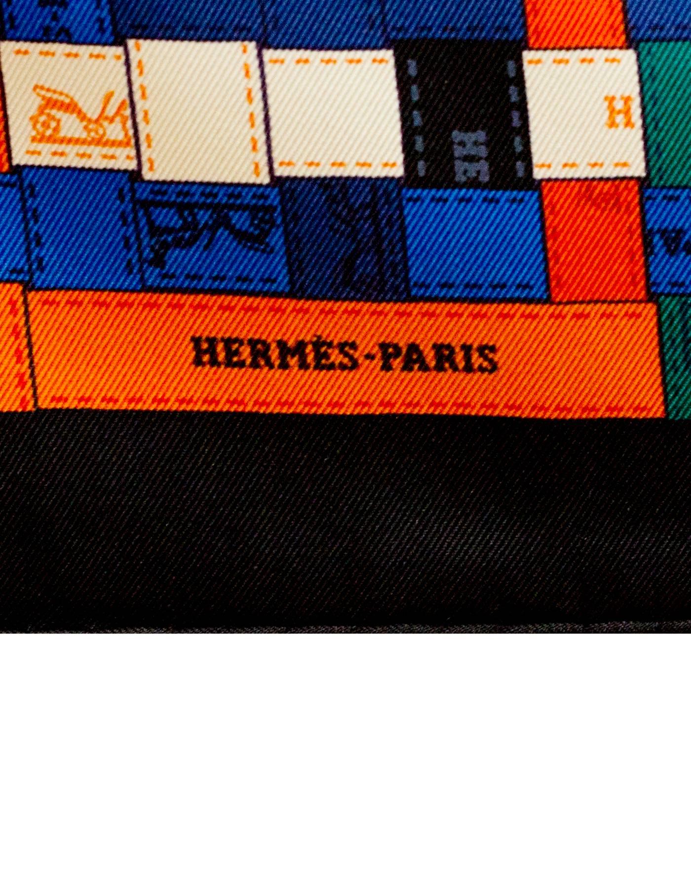 Women's or Men's Hermes Multi-Colored Woven Ribbon 