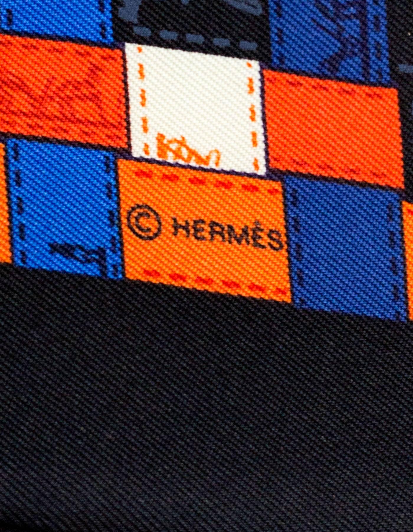 Hermes Multi-Colored Woven Ribbon 