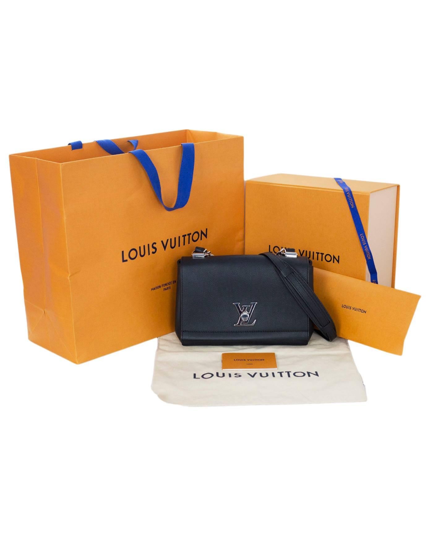 Louis Vuitton SOLD OUT Black Lockme II BB Satchel Crossbody Bag with Receipt 5