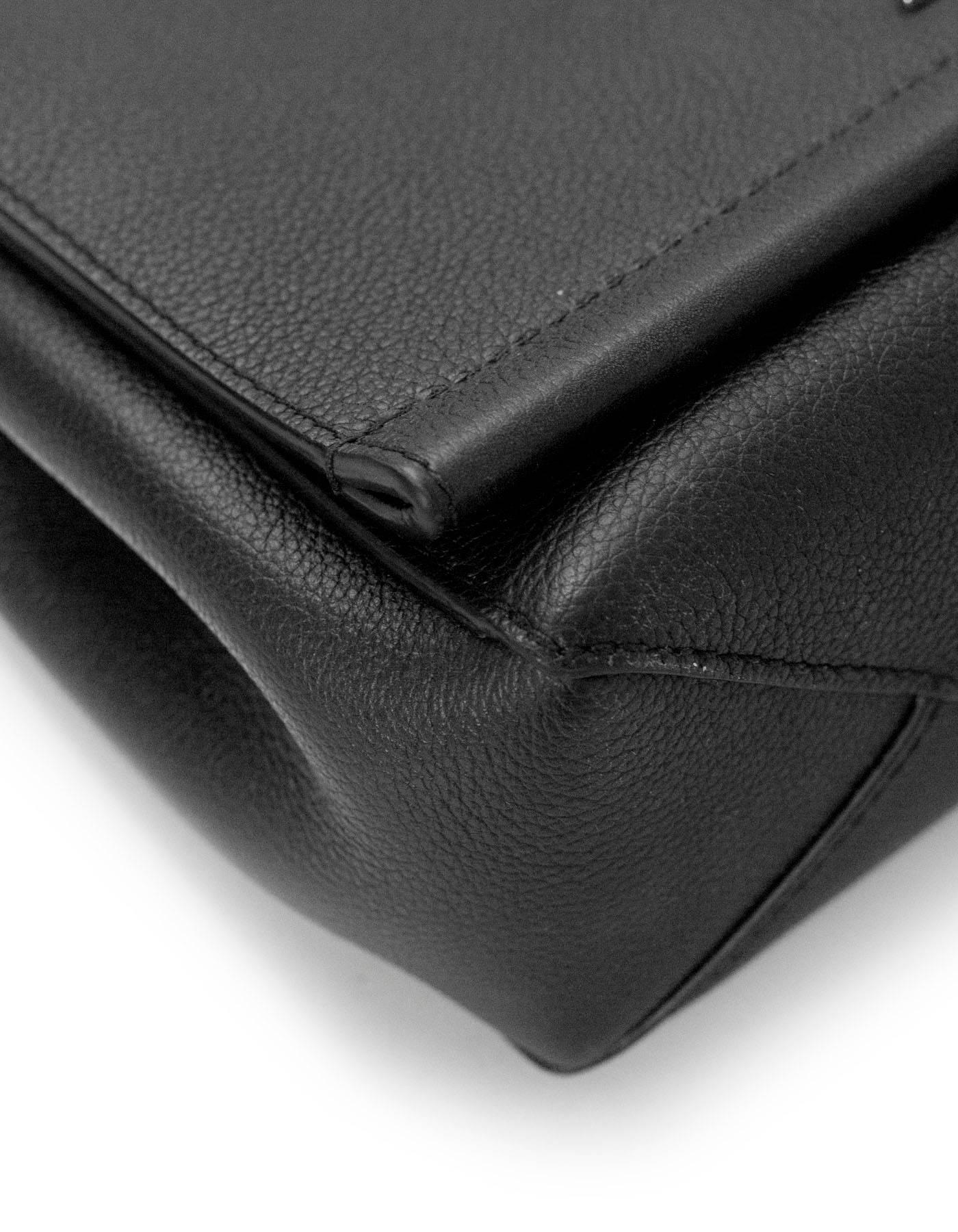 Women's Louis Vuitton SOLD OUT Black Lockme II BB Satchel Crossbody Bag with Receipt