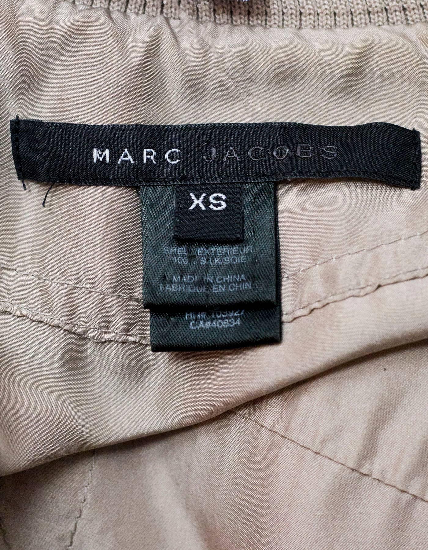 Marc Jacobs Taupe Silk Jumpsuit Sz XS 1