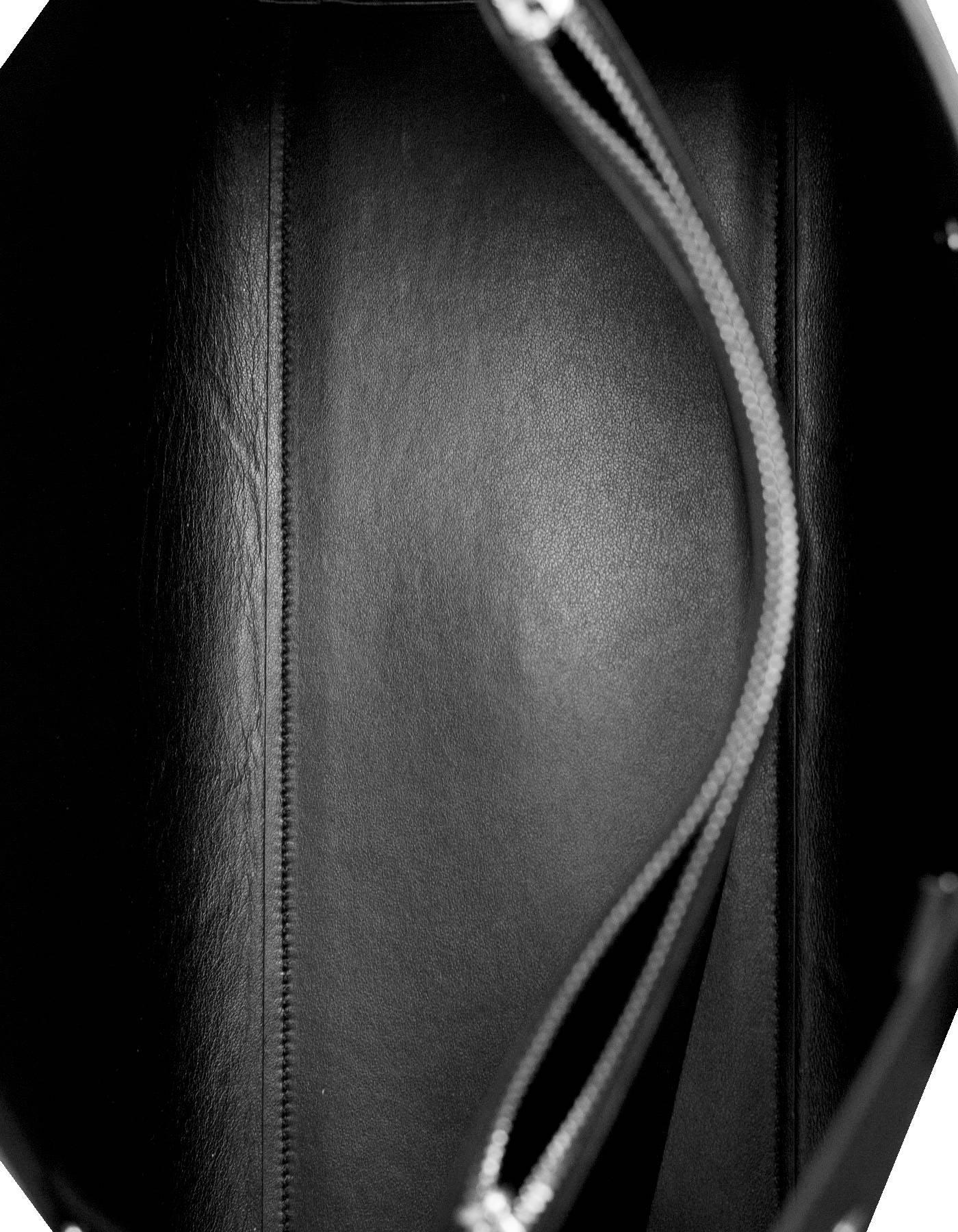 Yves Saint Laurent Black Pebbled Leather Small Sac De Jour Tote Bag 3