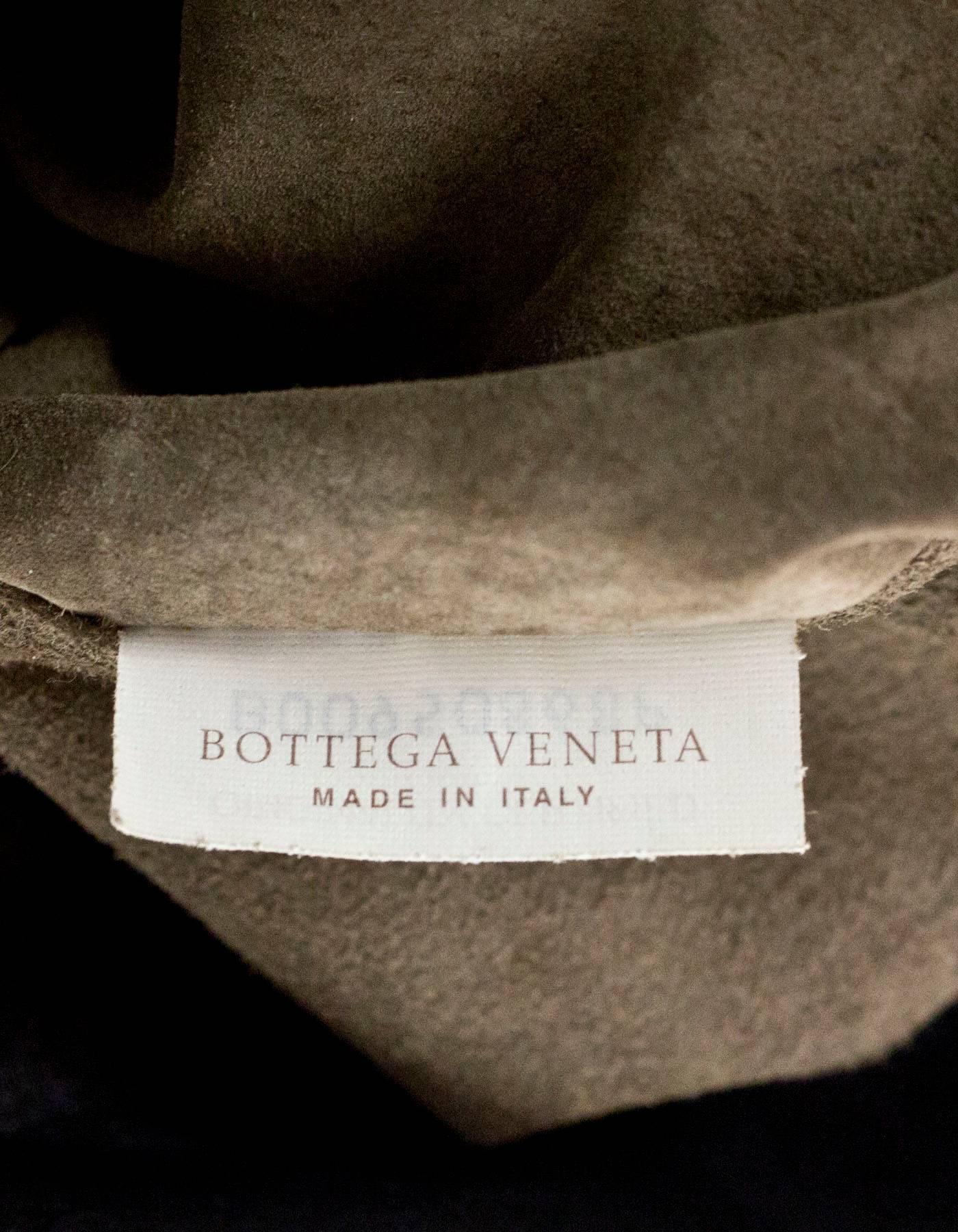 Bottega Veneta Black Woven Intrecciato and Smooth Leather Tote Bag 3