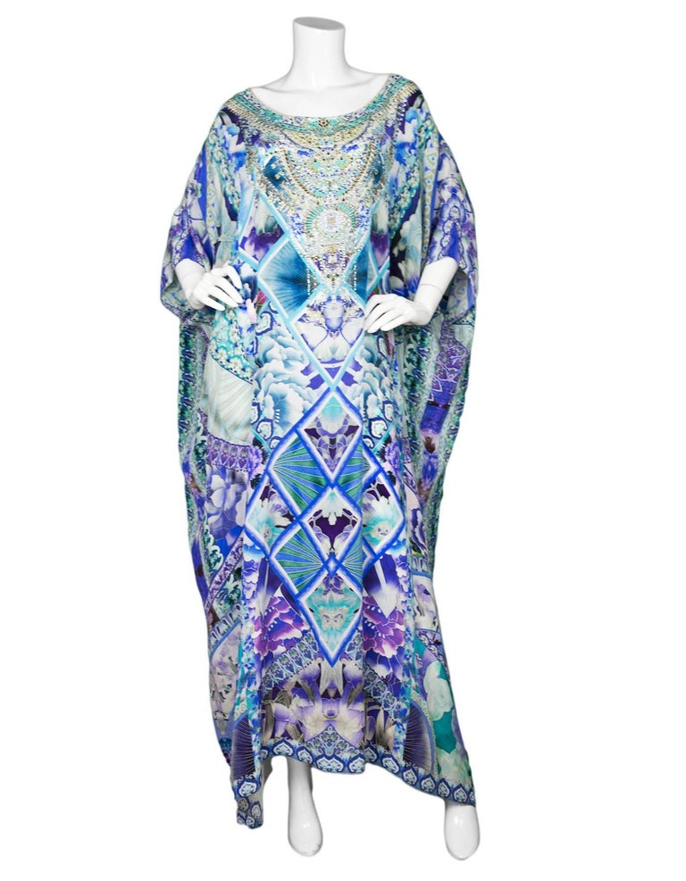camilla kaftan blue