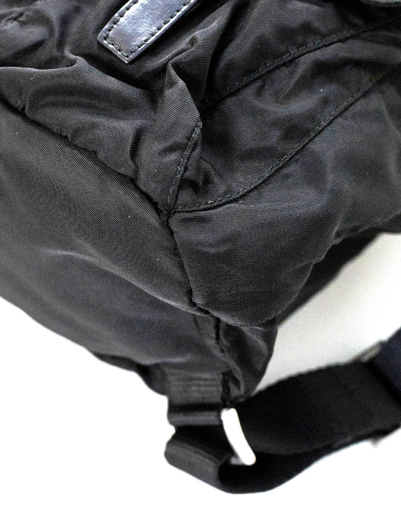 Women's Prada Black Tessuto Nylon Backpack Bag