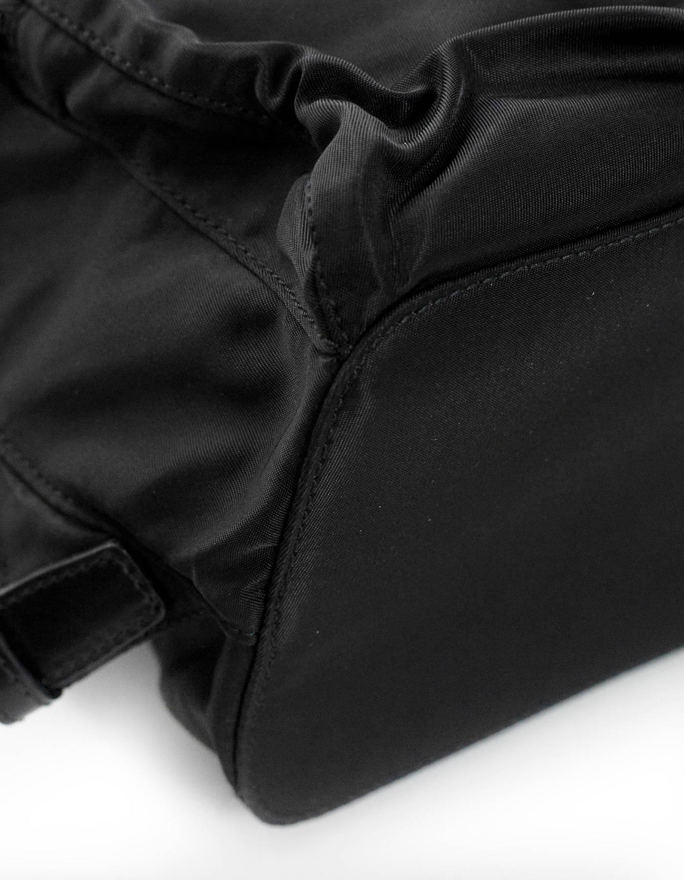Women's Prada Black Tessuto Nylon Backpack Bag