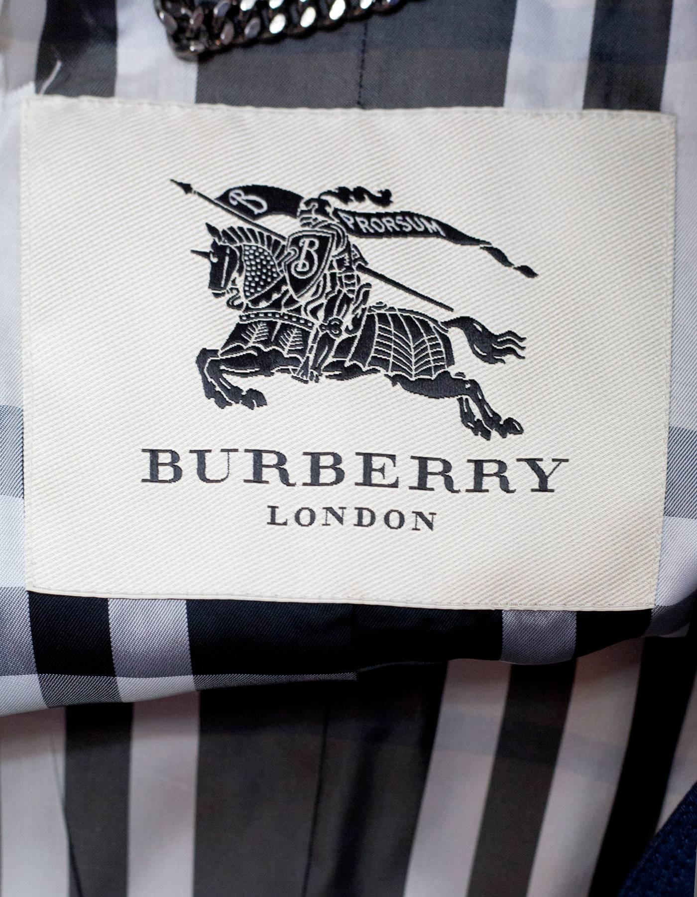 burberry denim trench coat