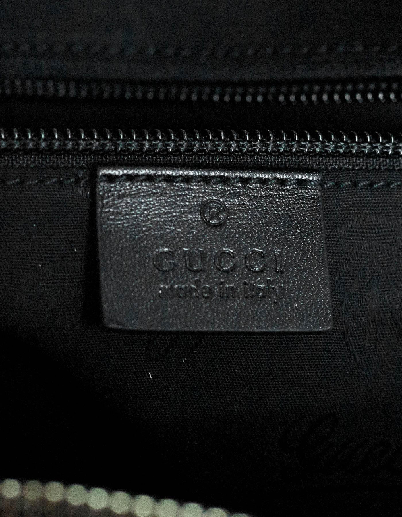 Gucci Unisex Black Like New GG Imprime Backpack Bag  4