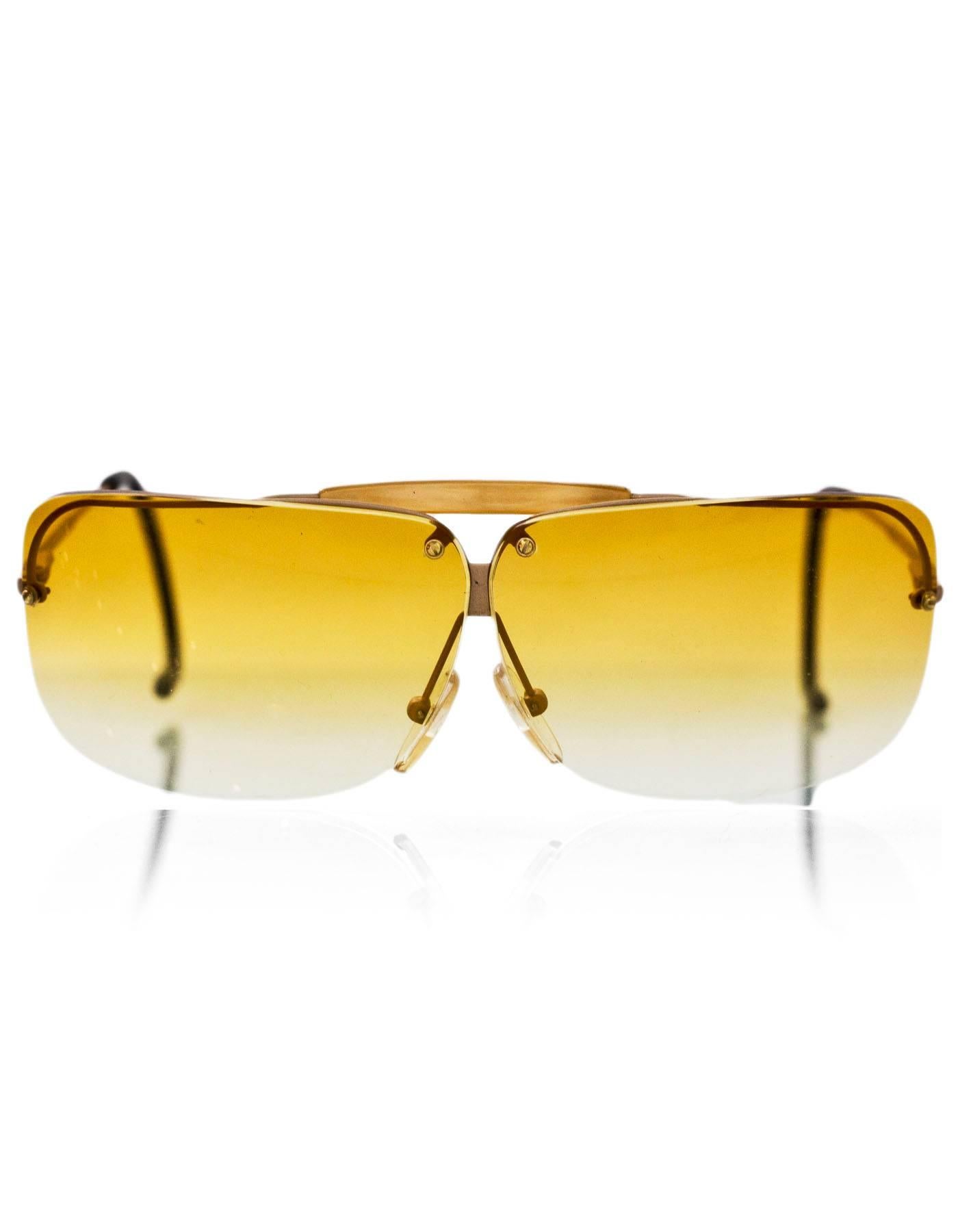vintage yellow sunglasses