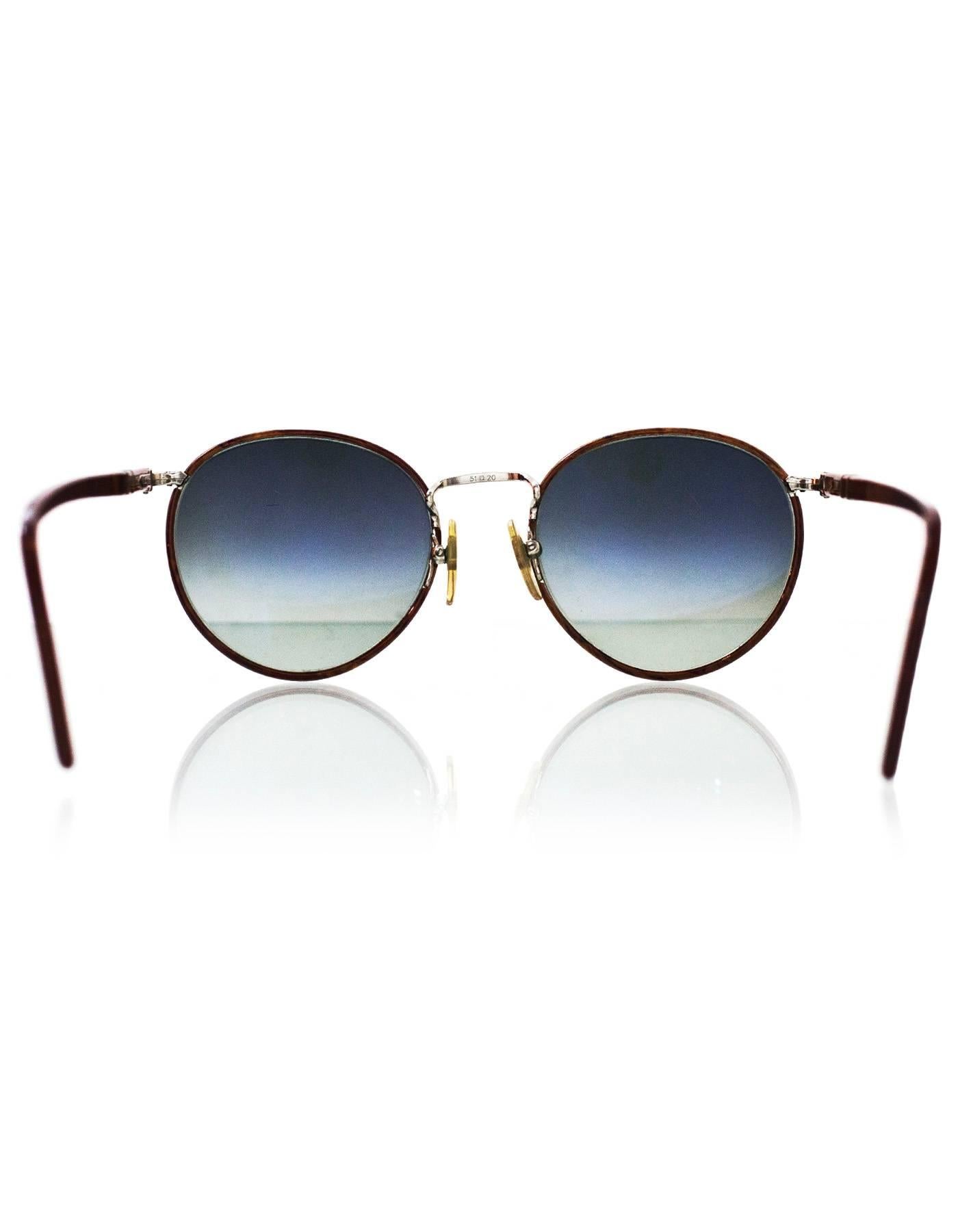 round frame tortoiseshell sunglasses